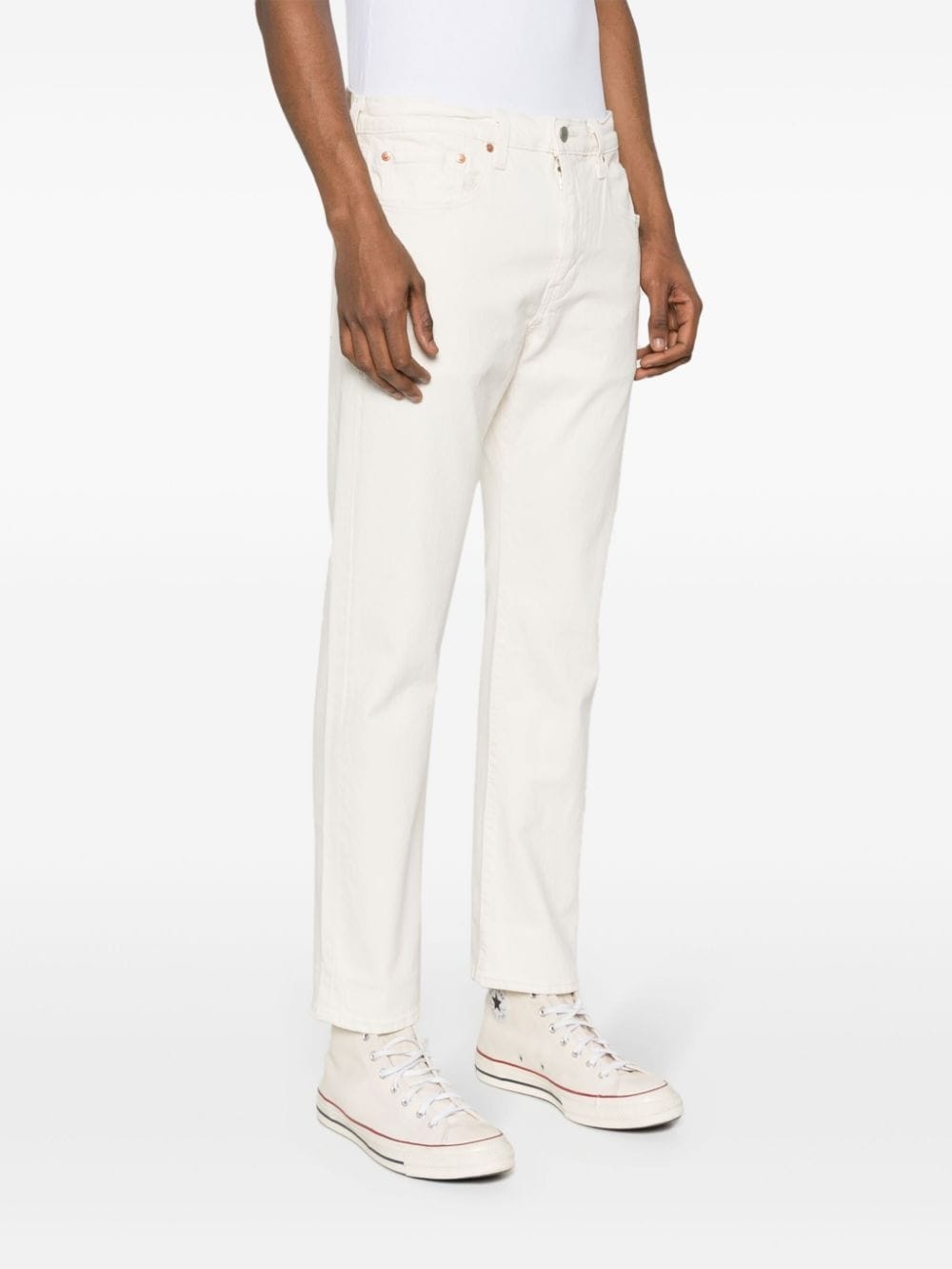 logo-patch mid-rise jeans - 3