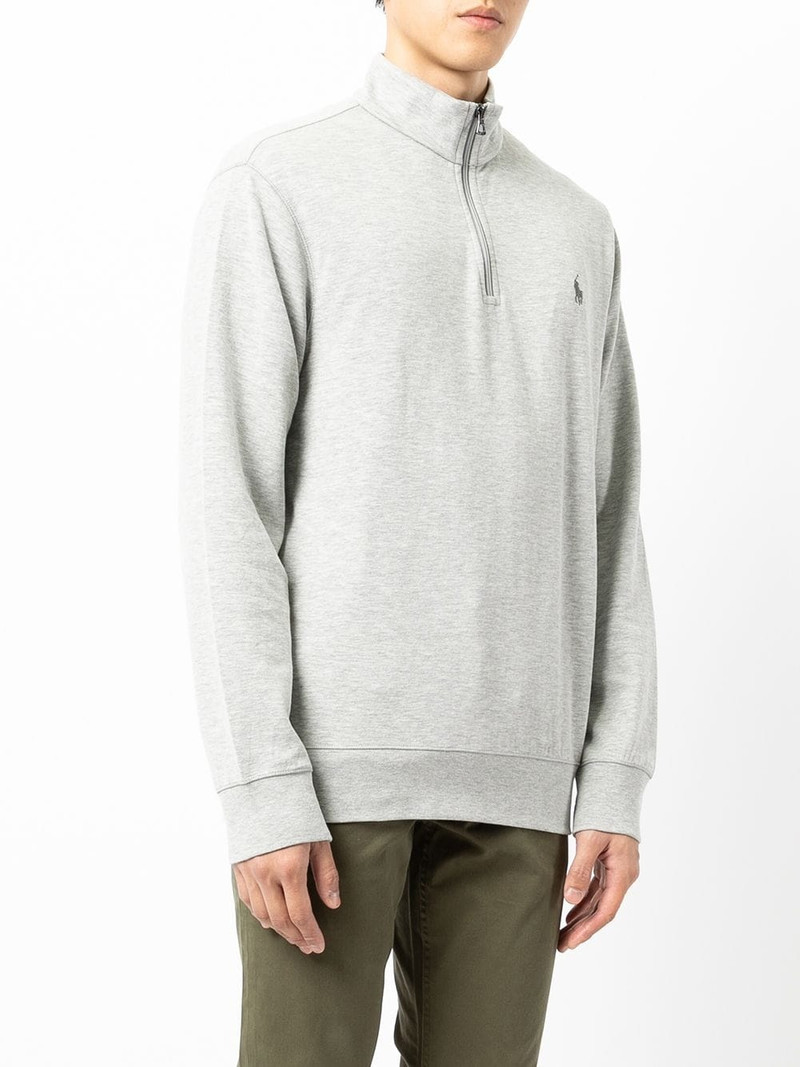 embroidered logo sweatshirt 3