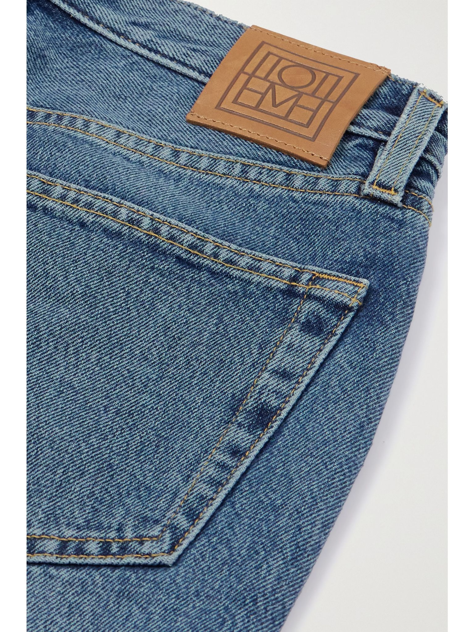 + NET SUSTAIN Classic Cut high-rise straight-leg organic jeans Mid denim - 6