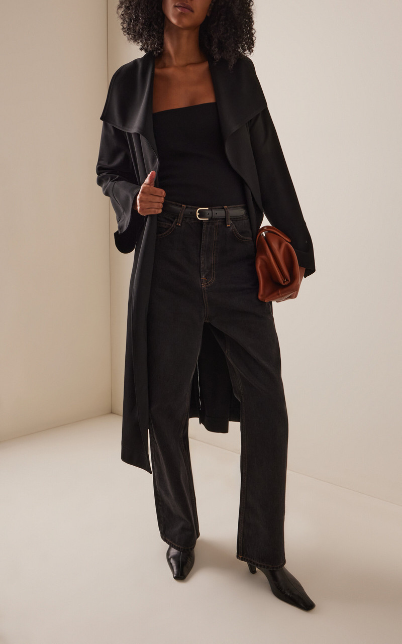 WARDROBE.NYC Denim Low Rise Jean black outlook