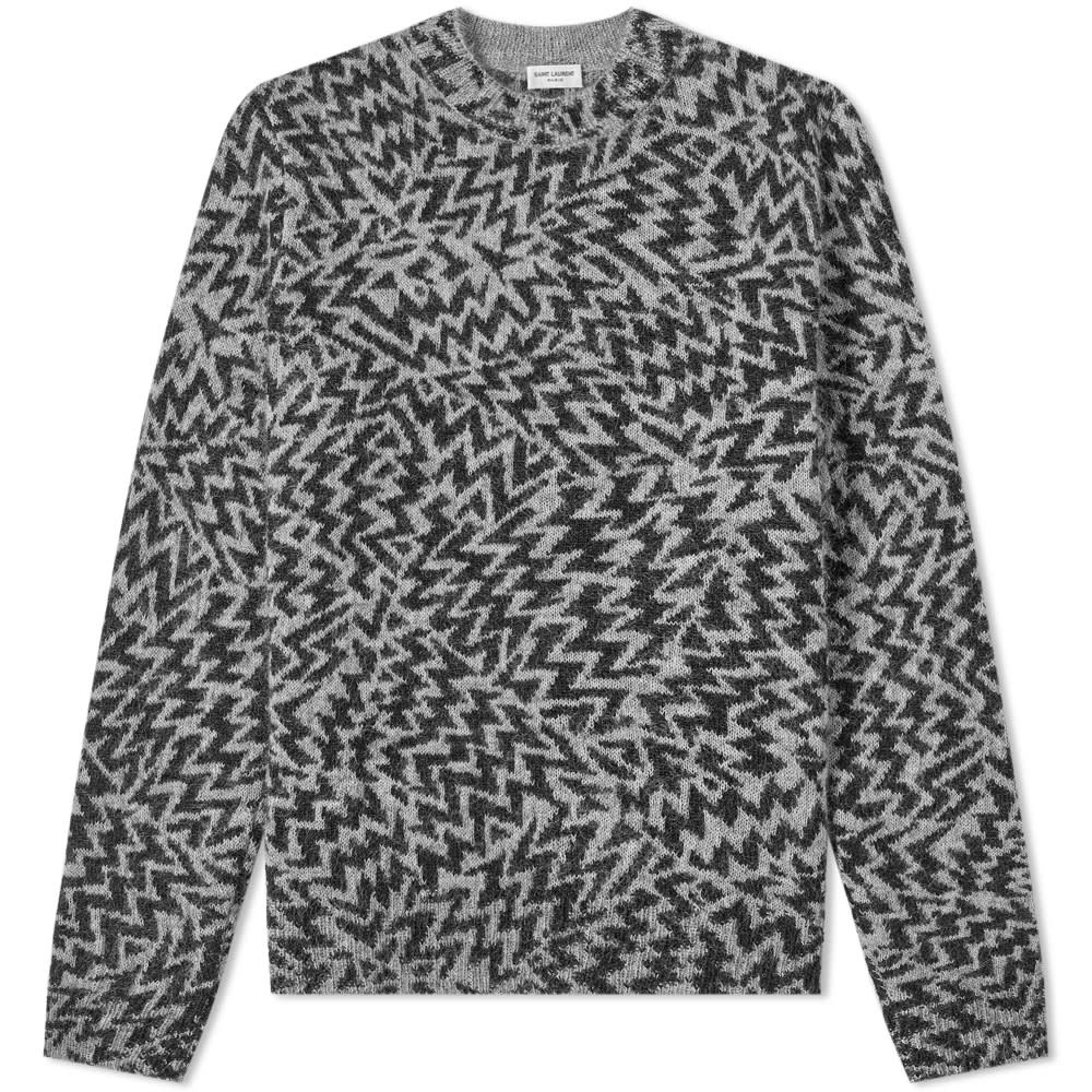 Saint Laurent Jacquard Cosmics Crew Knit - 1