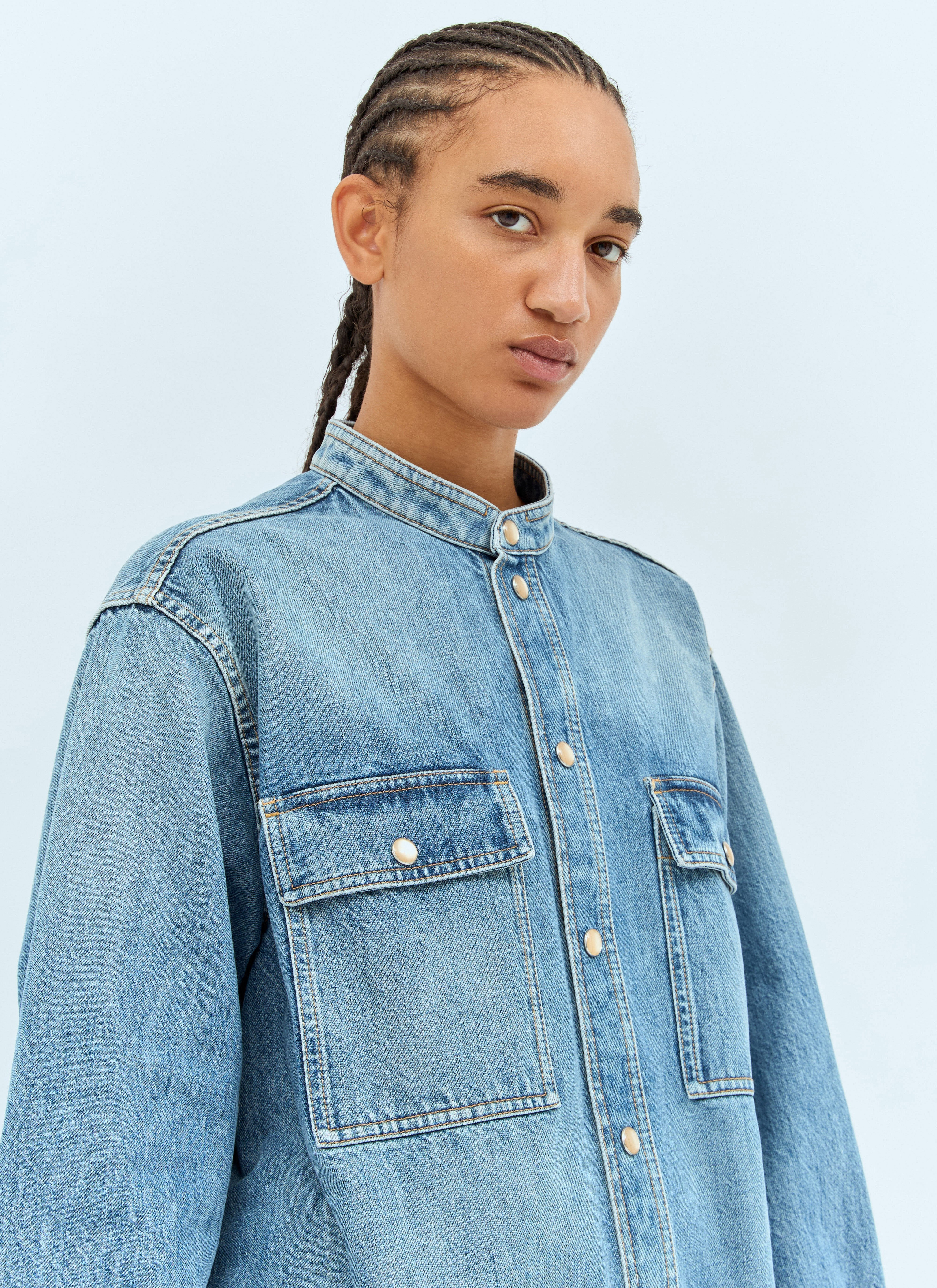 Bottega Veneta Women Denim Shirt - 4