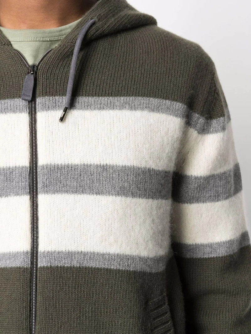 zipped hooded cardigan 5