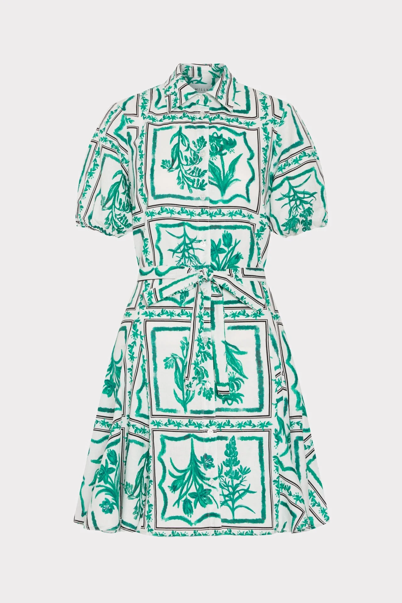Juni Printed Poplin Dress - 1