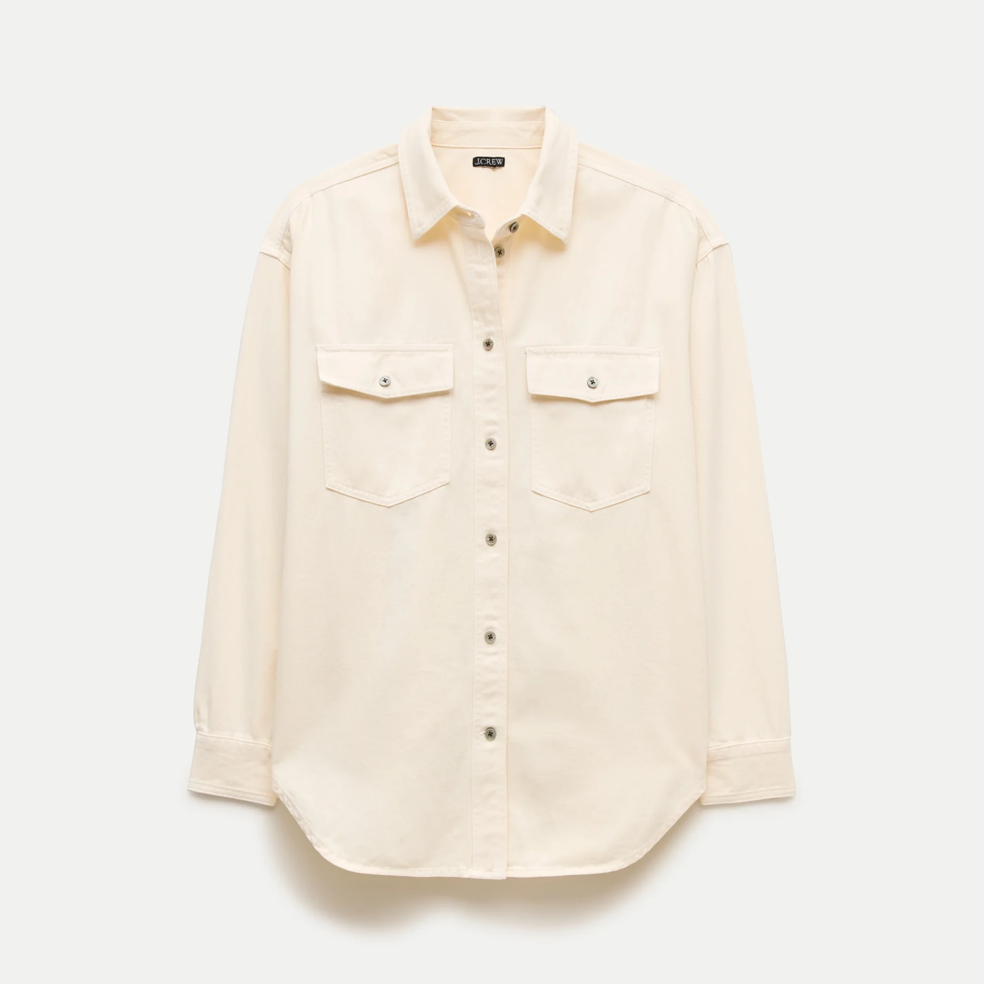 Étienne oversized button-up shirt in cotton twill - 1