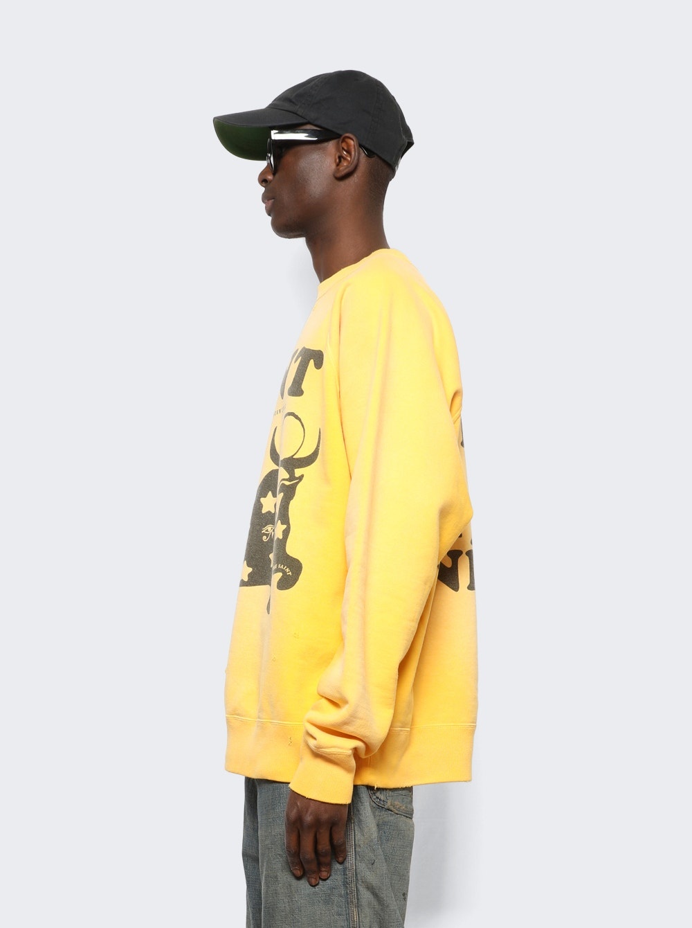 Cow Sweatshirt Yellow - 4