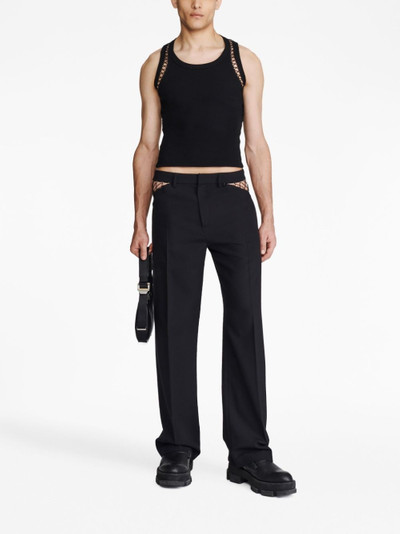 Dion Lee cut-out wool trousers outlook