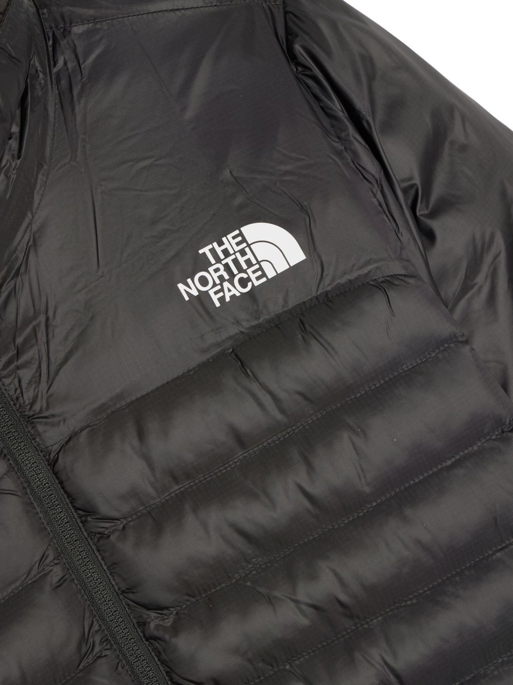 logo-print padded jacket - 4