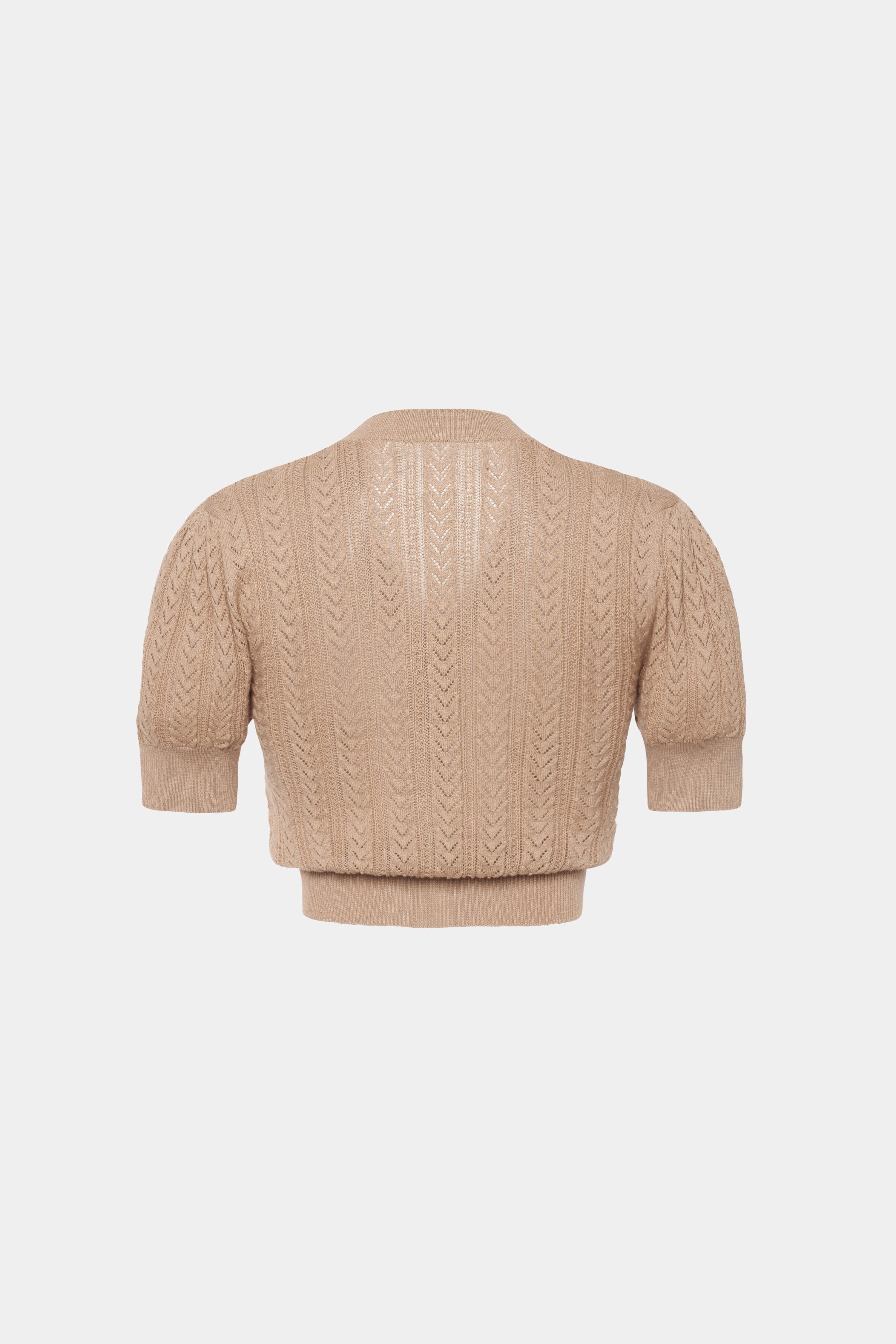 COTTON AND CASHMERE BLEND CARDIGAN - 2