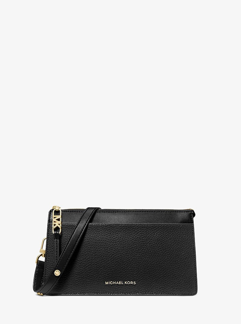 Empire Large Leather Convertible Crossbody Bag 1