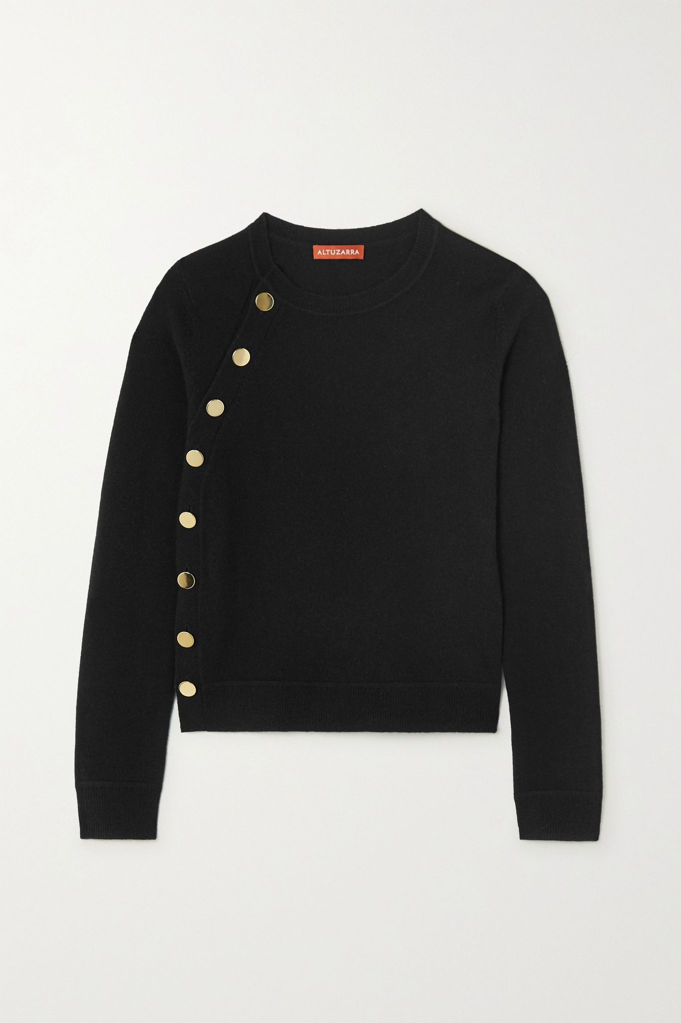 Minamoto button-detailed cashmere sweater - 1