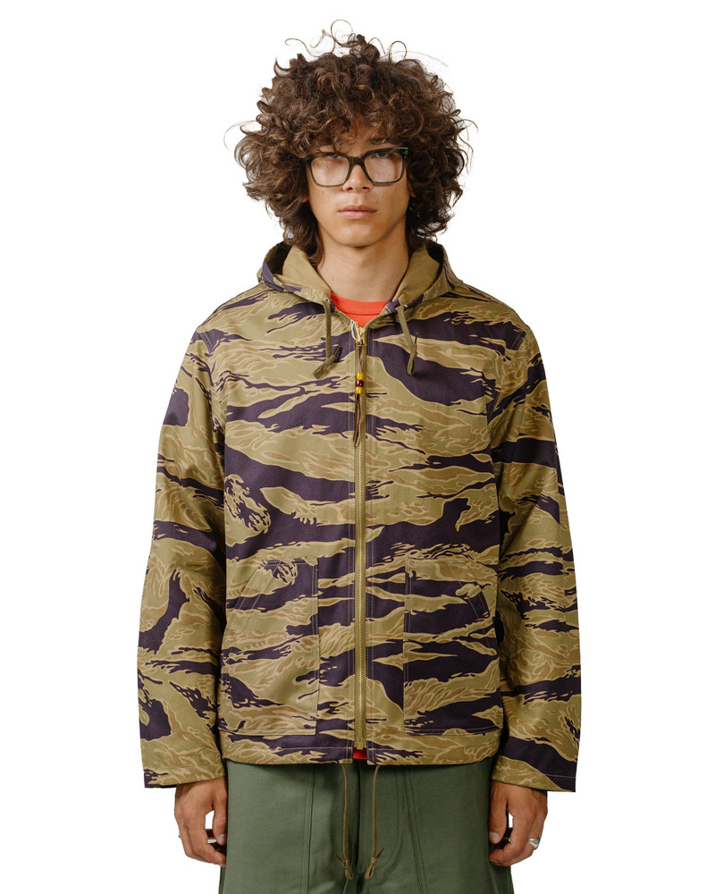The Real McCoys MJ24004 Tiger Camouflage Parka / Advisor Khaki outlook
