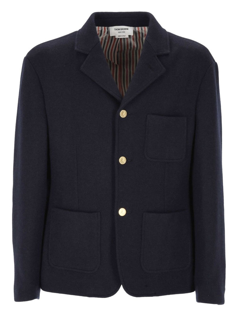 patch-pocket long-sleeve jacket 1
