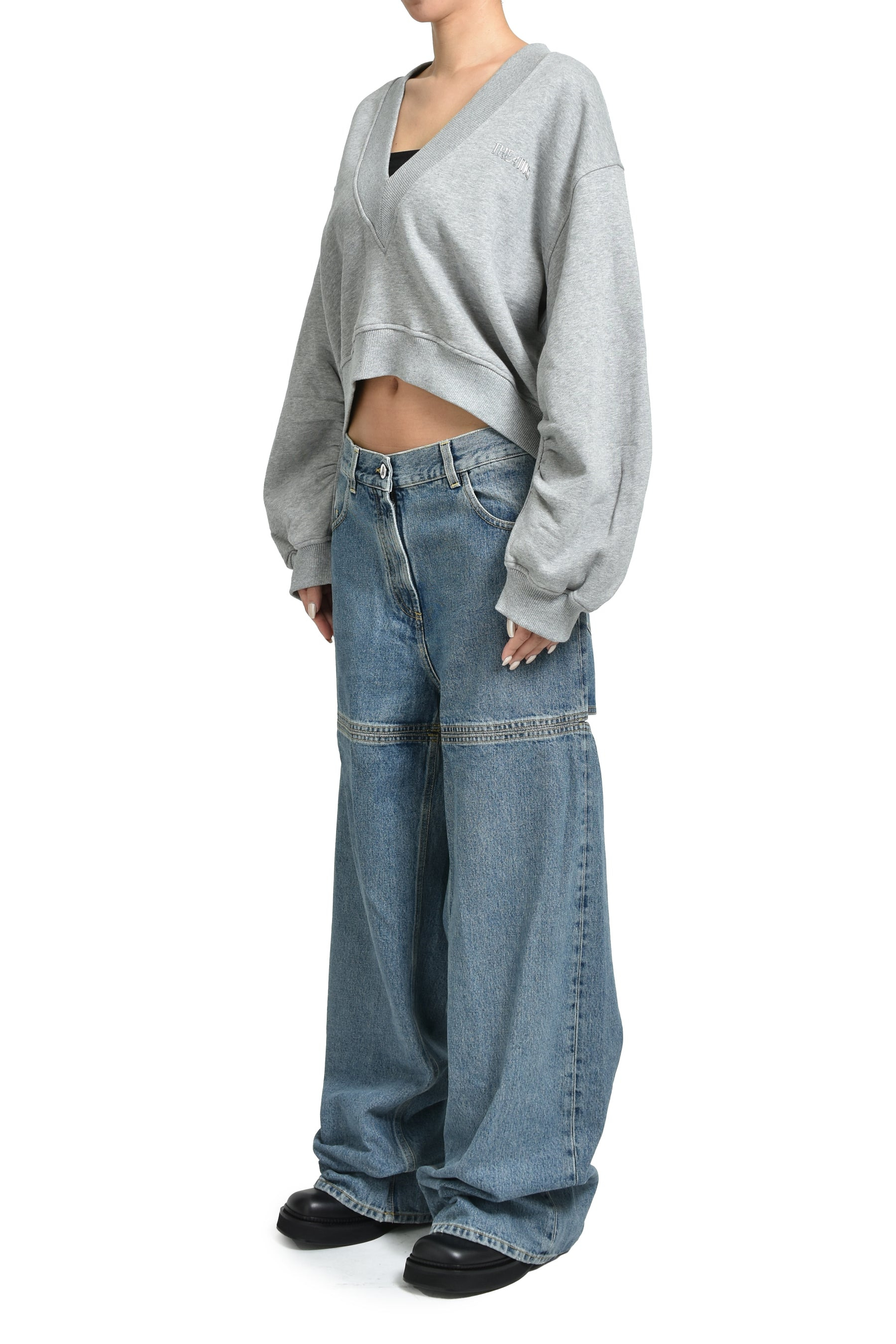 SWEATSHIRT / GRAY - 4