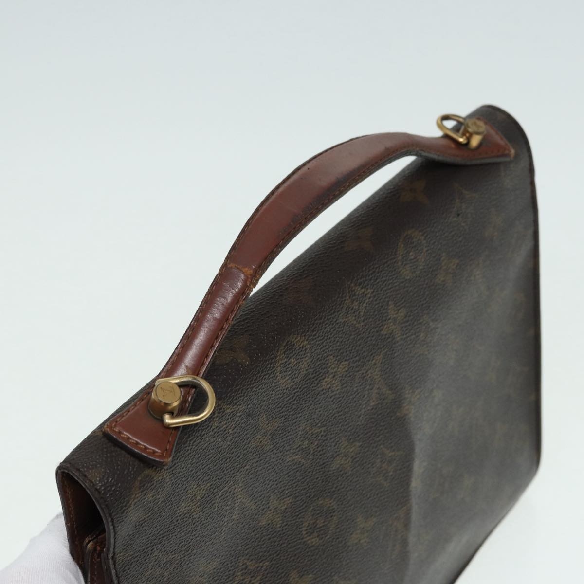 LOUIS VUITTON Monogram Monceau 28 Hand Bag M51185 - 6
