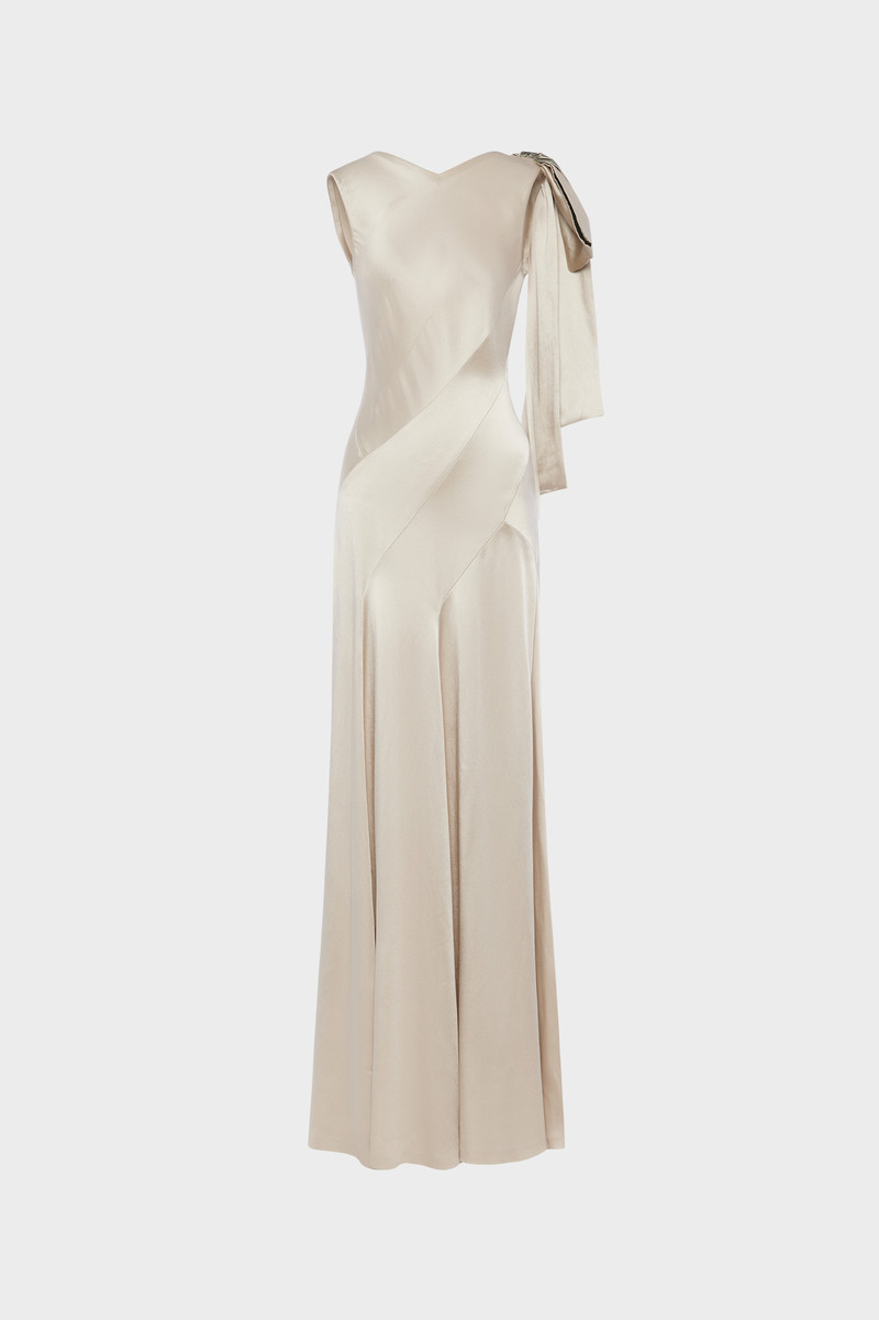 Bias-cut Evening Gown 1