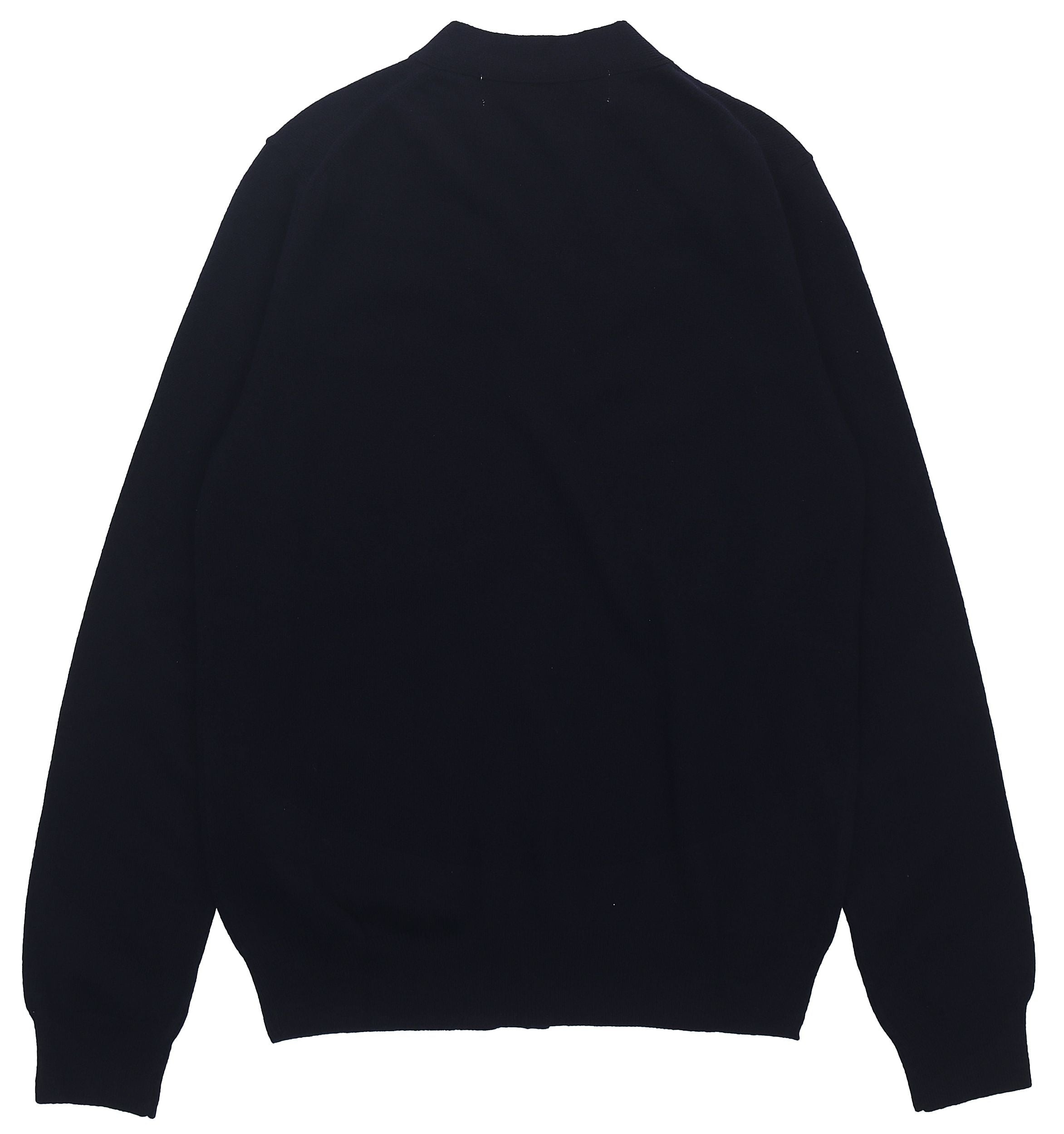 COMME des GARCONS PLAY Cardigan Gold Emblem 'Navy' AZ-N050-051-2 - 2