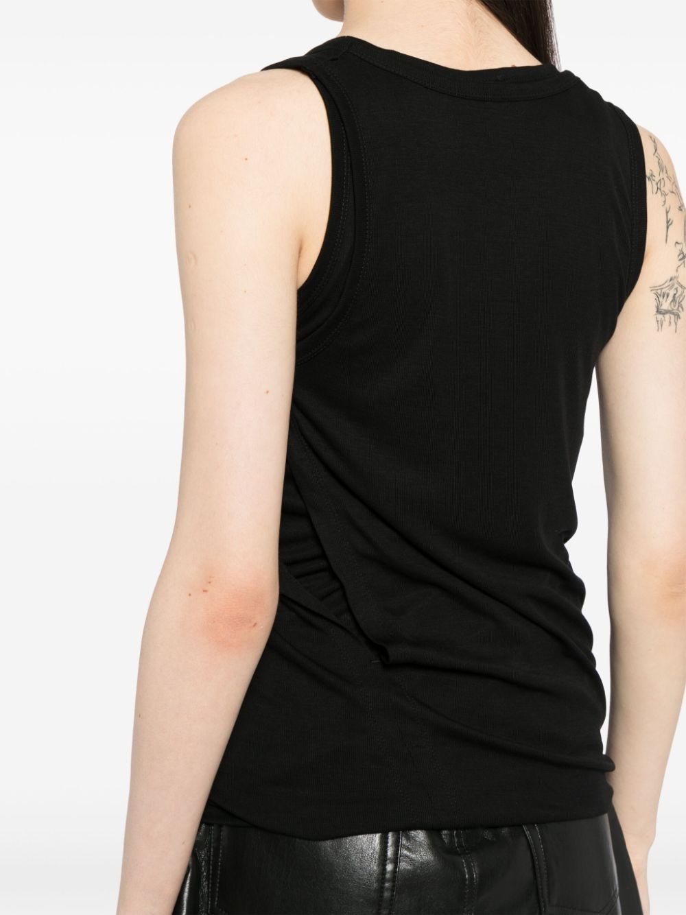 scoop-neck tank top - 5