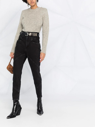 Isabel Marant high-rise tapered jeans outlook