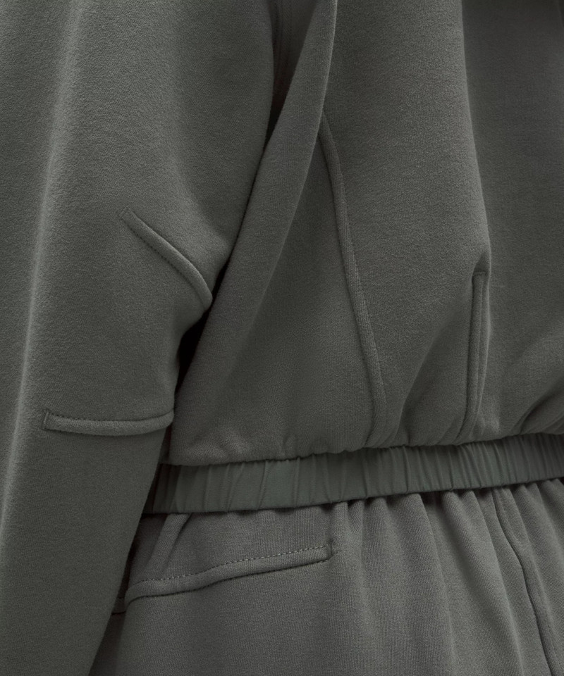 Loungeful Relaxed-Fit Full-Zip Cropped Hoodie 5