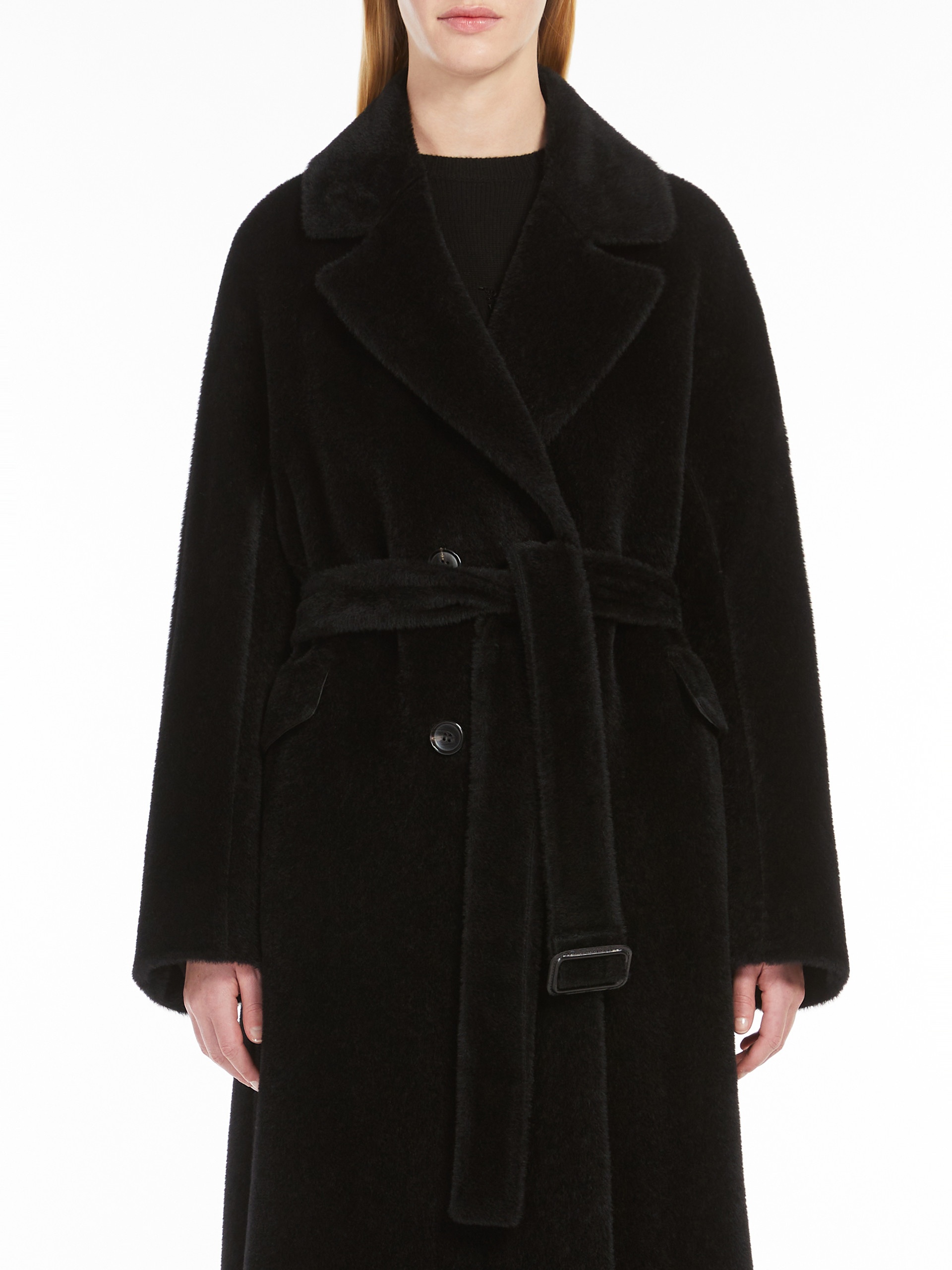 EUGENIO Wool and alpaca double-breasted coat - 6
