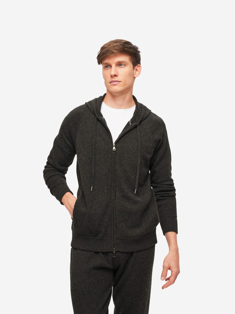 Men's Hoodie Finley Cashmere Charcoal - 4