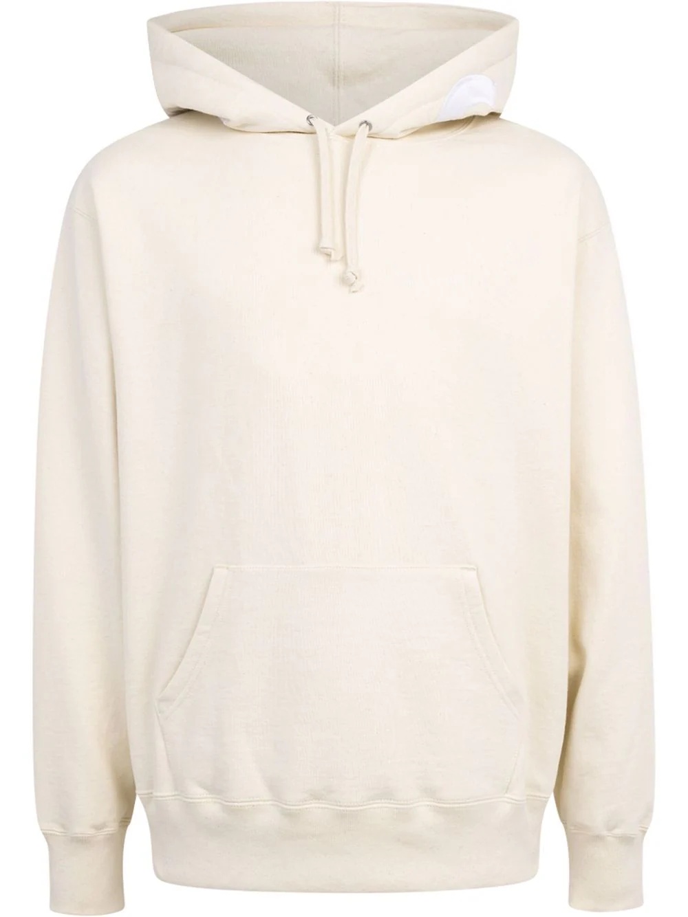 contrast logo hoodie - 1