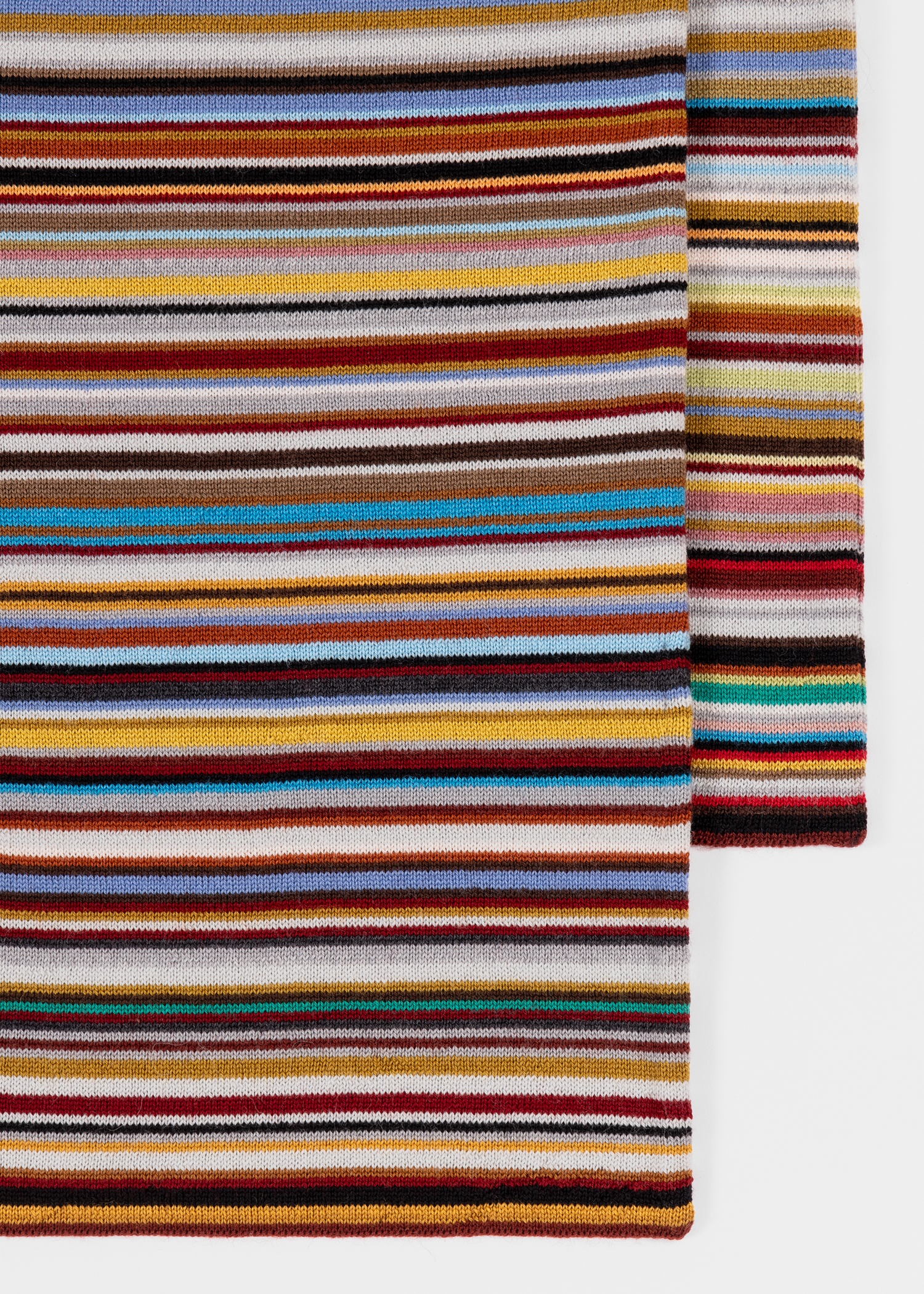 Merino Wool 'Signature Stripe' Scarf - 2