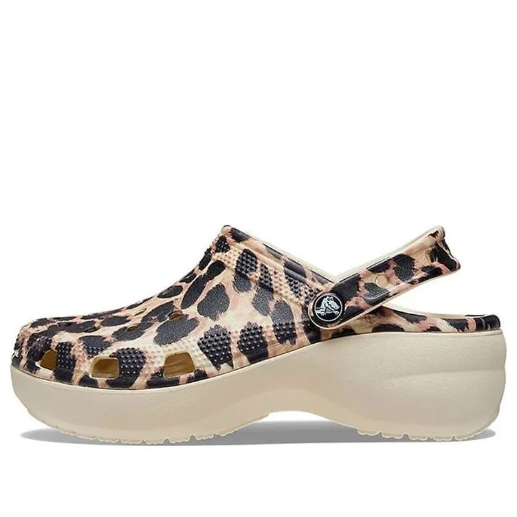 (WMNS) Crocs Classic Platform 'Leopard' 207844-2Y4 - 1