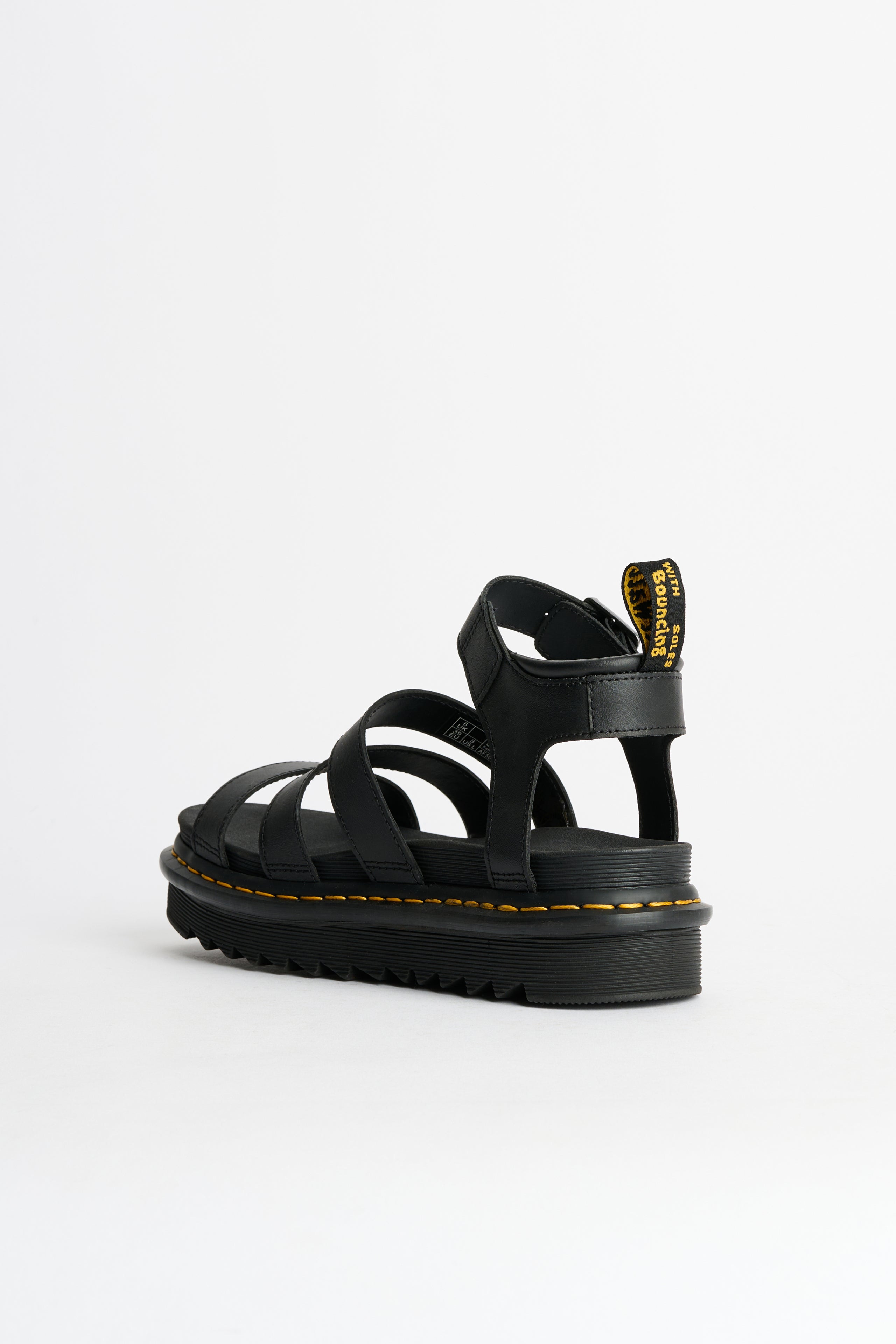 DR. MARTENS W’S BLAIRE HYDRO LEATHER SANDALS BLACK - 2