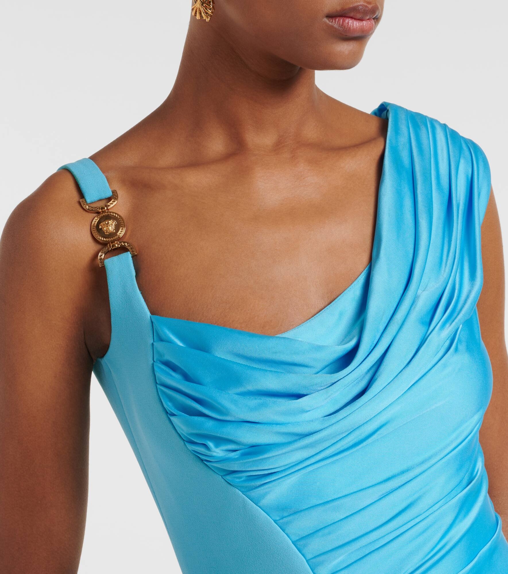 Medusa draped gown - 4