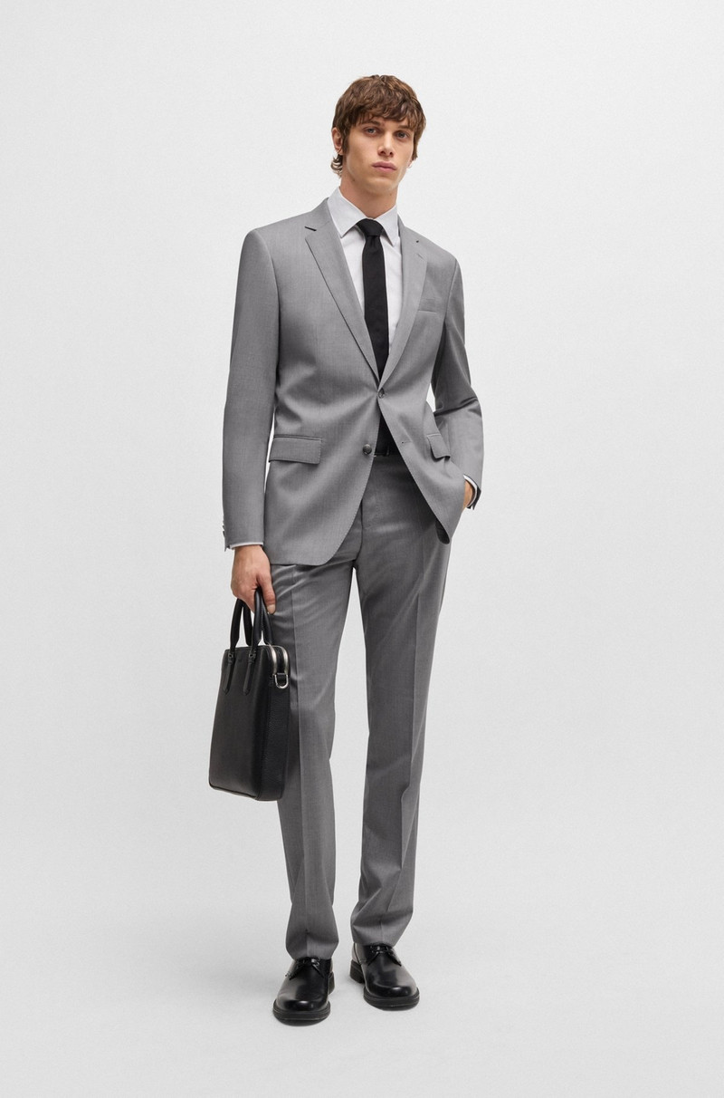 SLIM-FIT SUIT IN PERFORMANCE WOOL SERGE 1