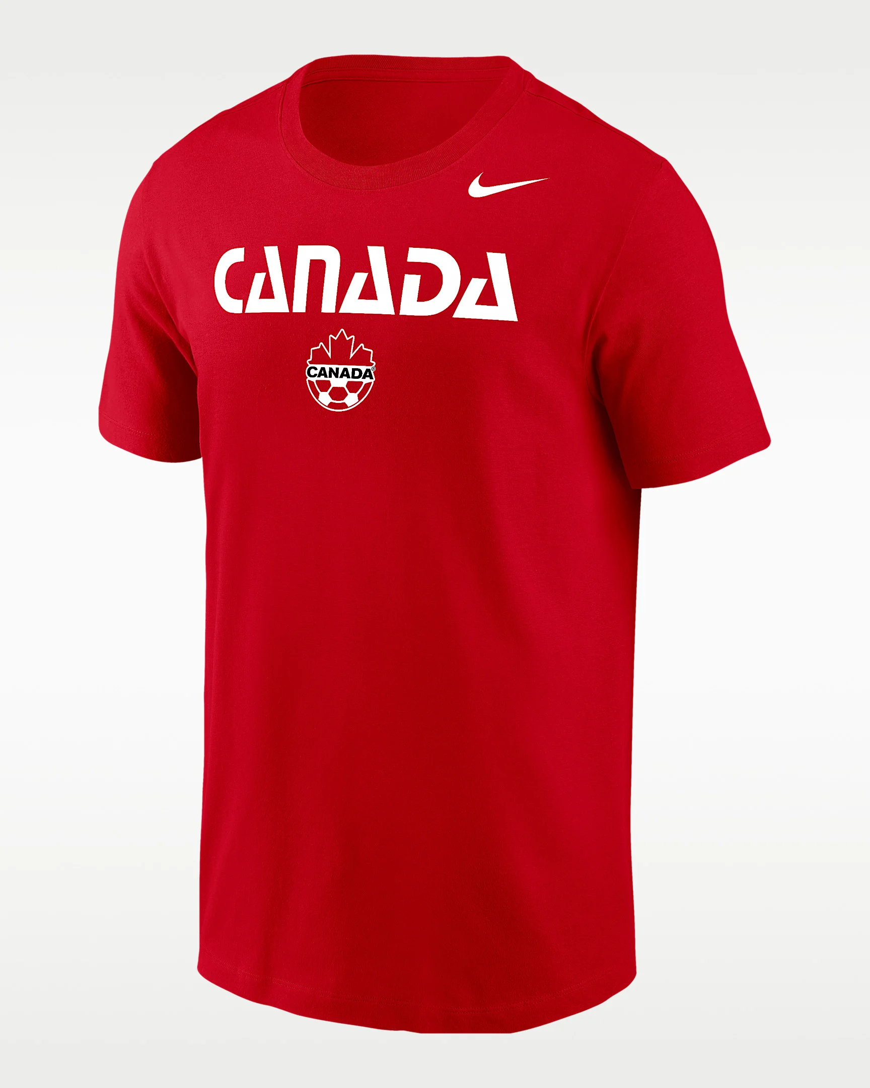 Canada Nike Fanwear Collection Men's Soccer Cotton Short-Sleeve T-Shirt - 1