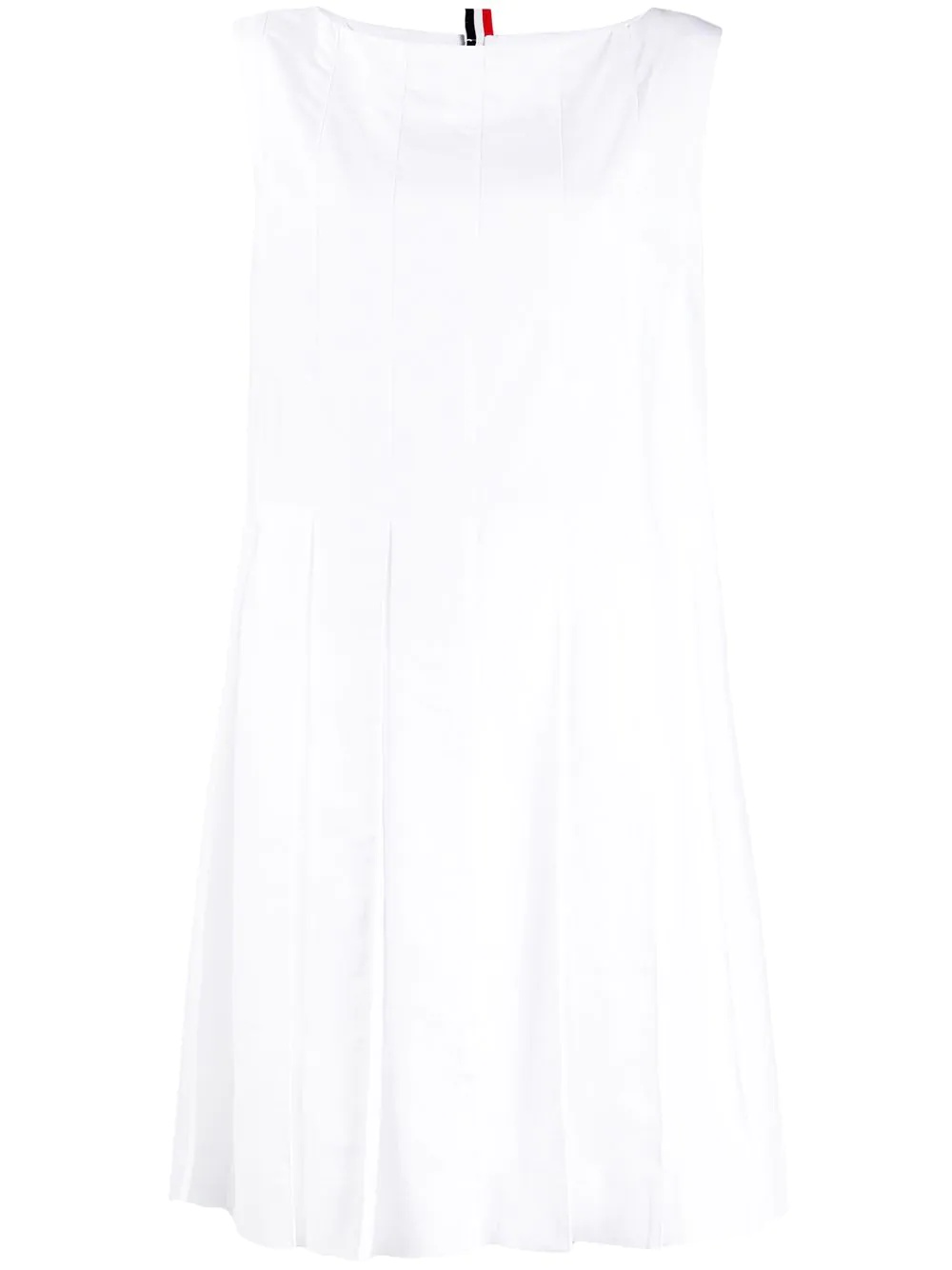 pleated shift dress - 1