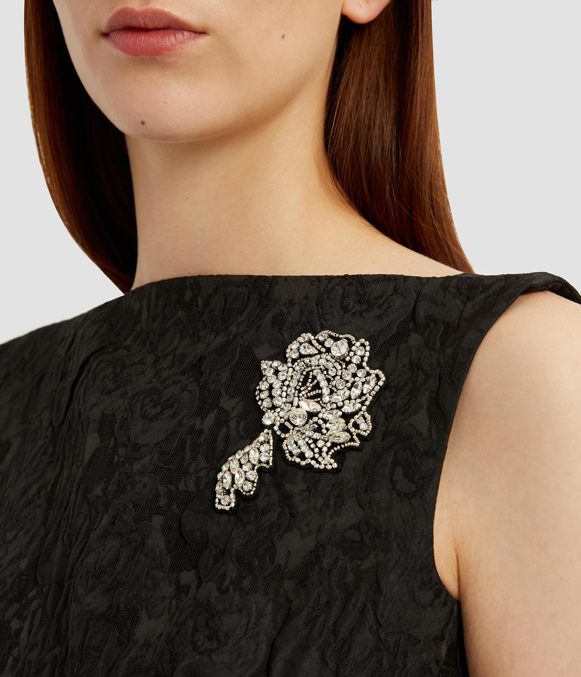 SLEEVELESS PENCIL MIDI DRESS - 5