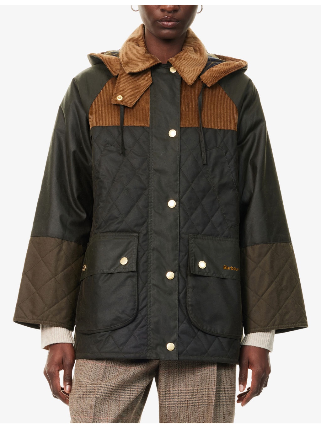 Imelda Hooded Waxed-Cotton Jacket - 3