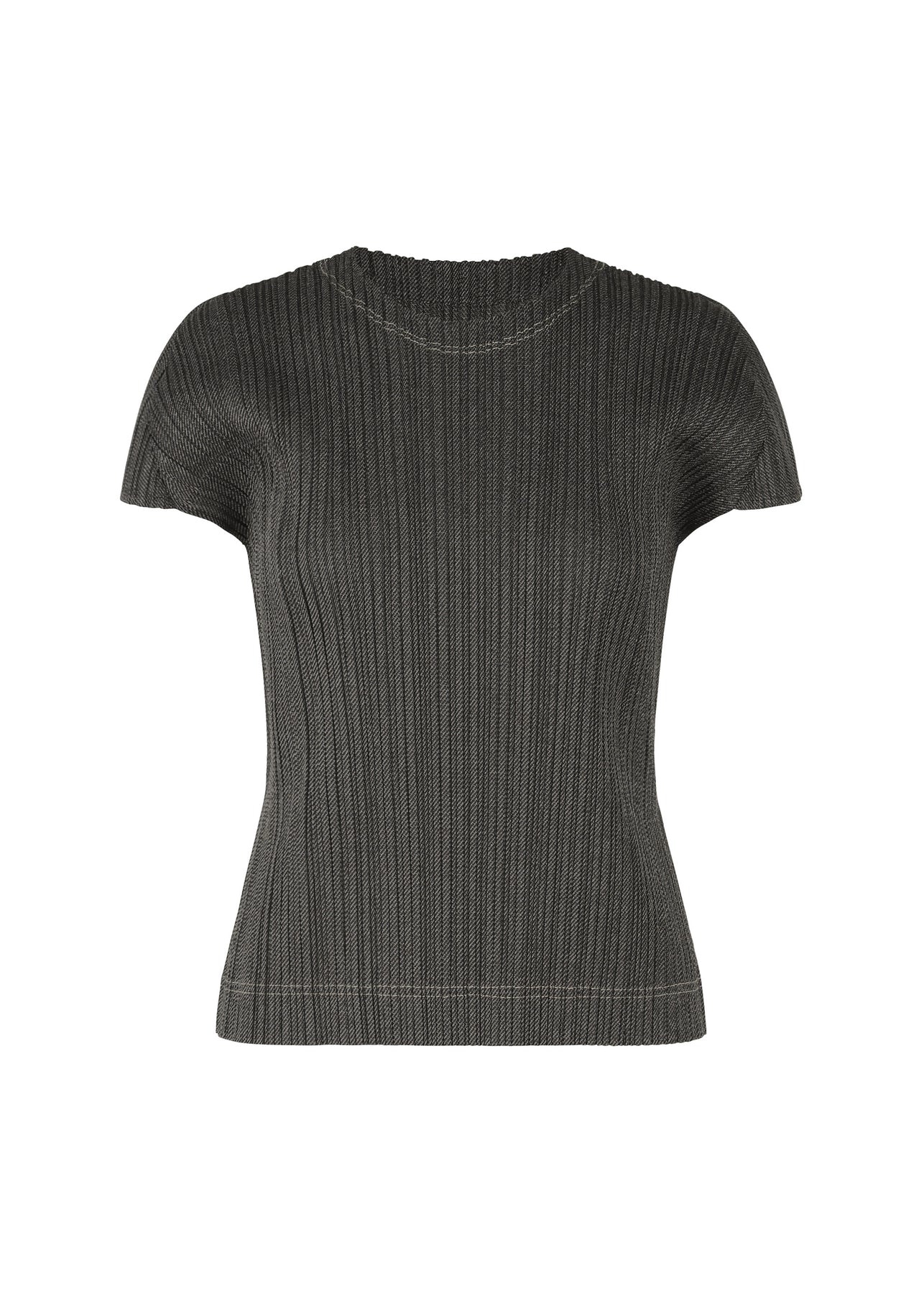 PLEATS PLEASE ISSEY MIYAKE - プリーツプリーズイッセイミヤケデニムトップスJK261 ISSEY MIYAKE Pleats Please Sleeveless Top Indigo Blue Size 3