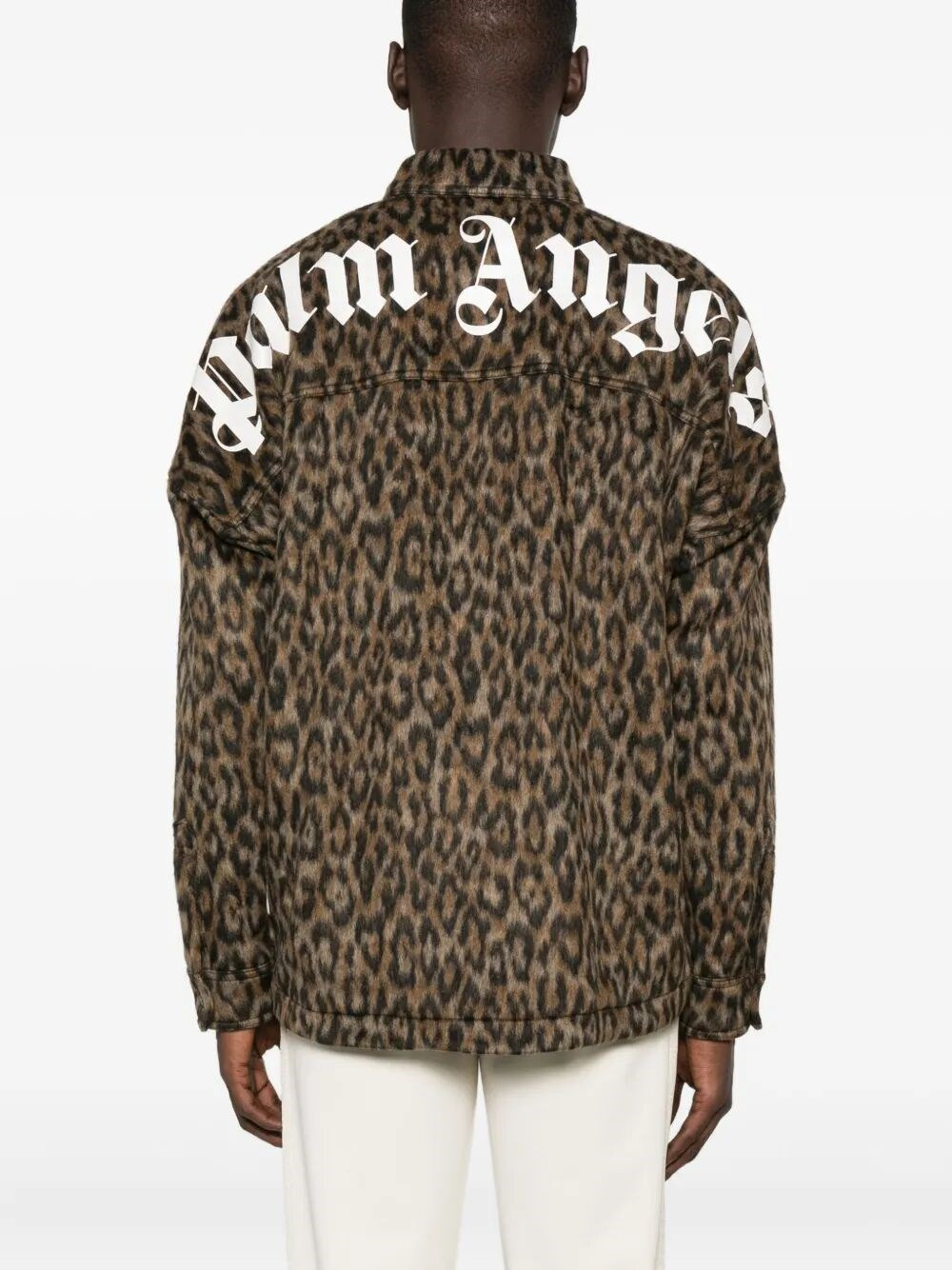 `Classic Logo` Animalier Overshirt - 4