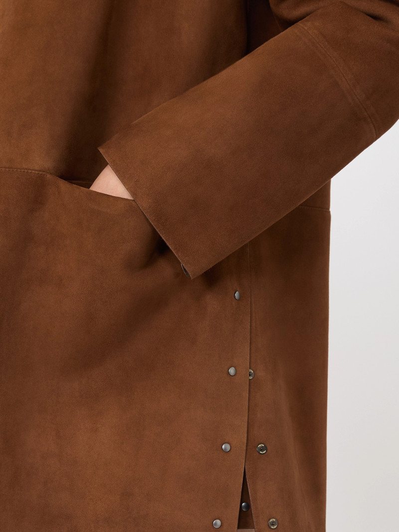FUMATO Suede jacket - BROWN 5