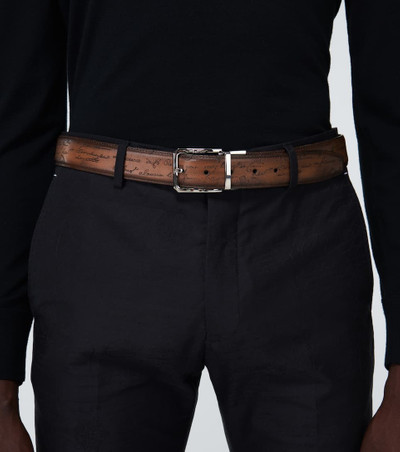 Berluti Scritto reversible leather belt outlook