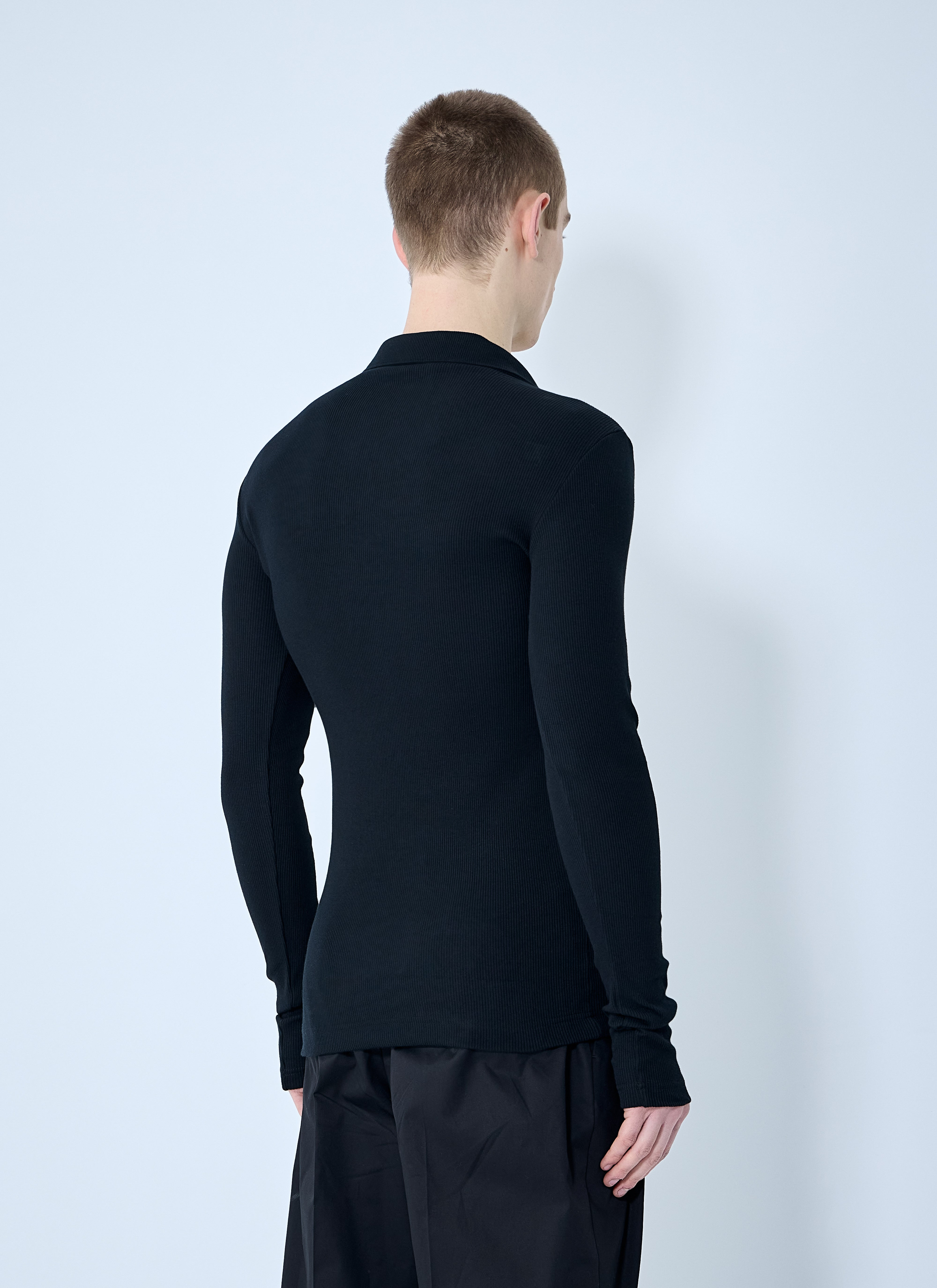 Dolce & Gabbana Men Jersey Polo Sweater - 4