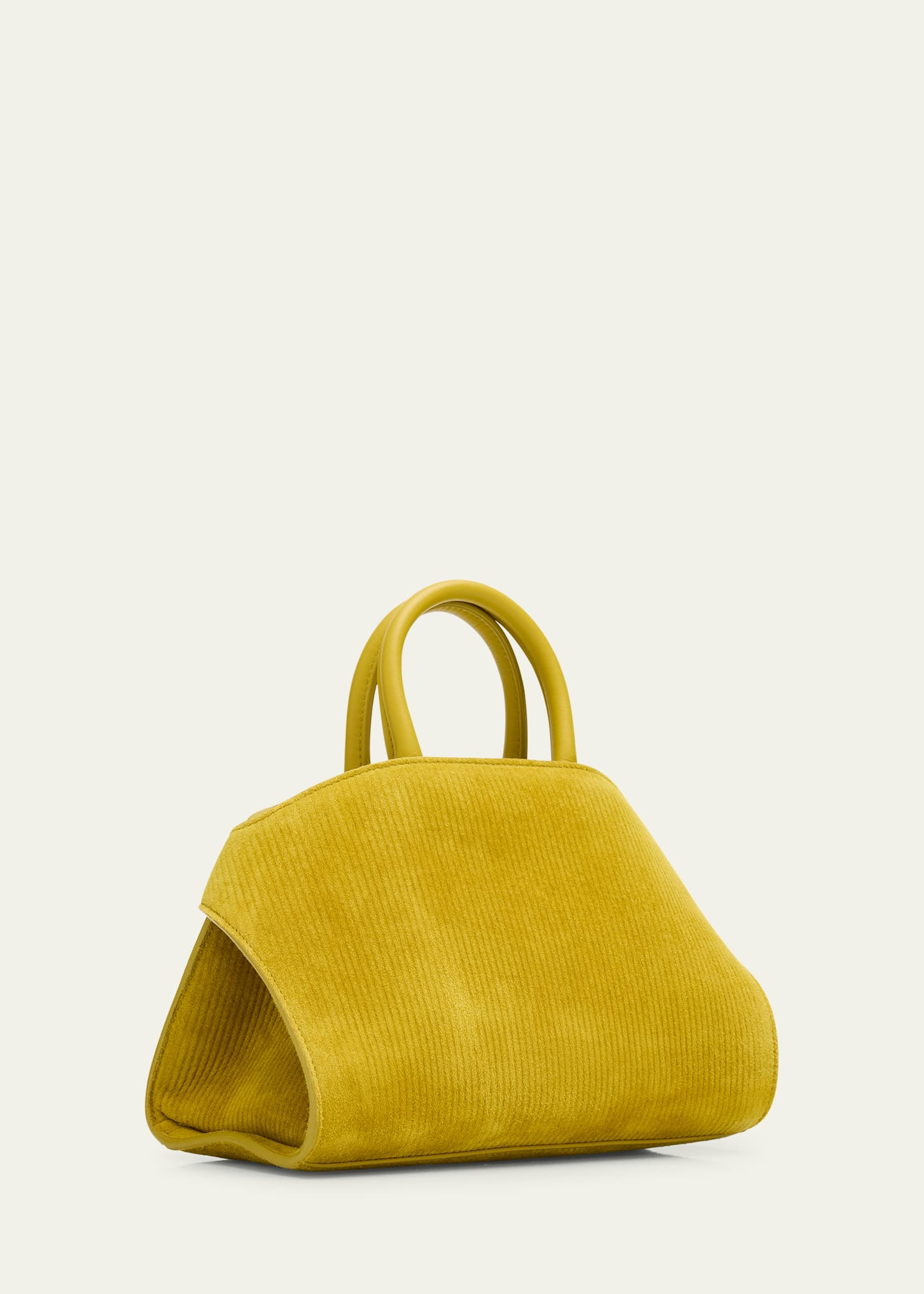 Hug Medium Suede Corduroy Top-Handle Bag - 3