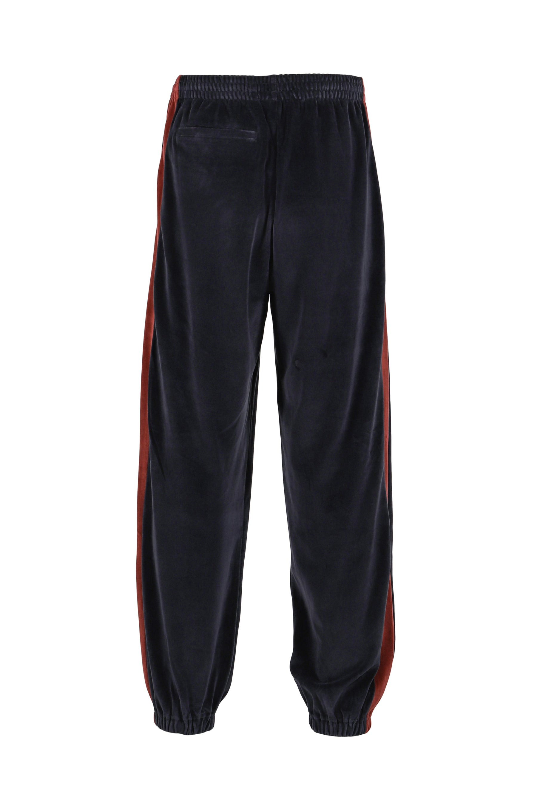SIDE LINE SWEAT PANT - C/PE VELOUR / NVY - 5