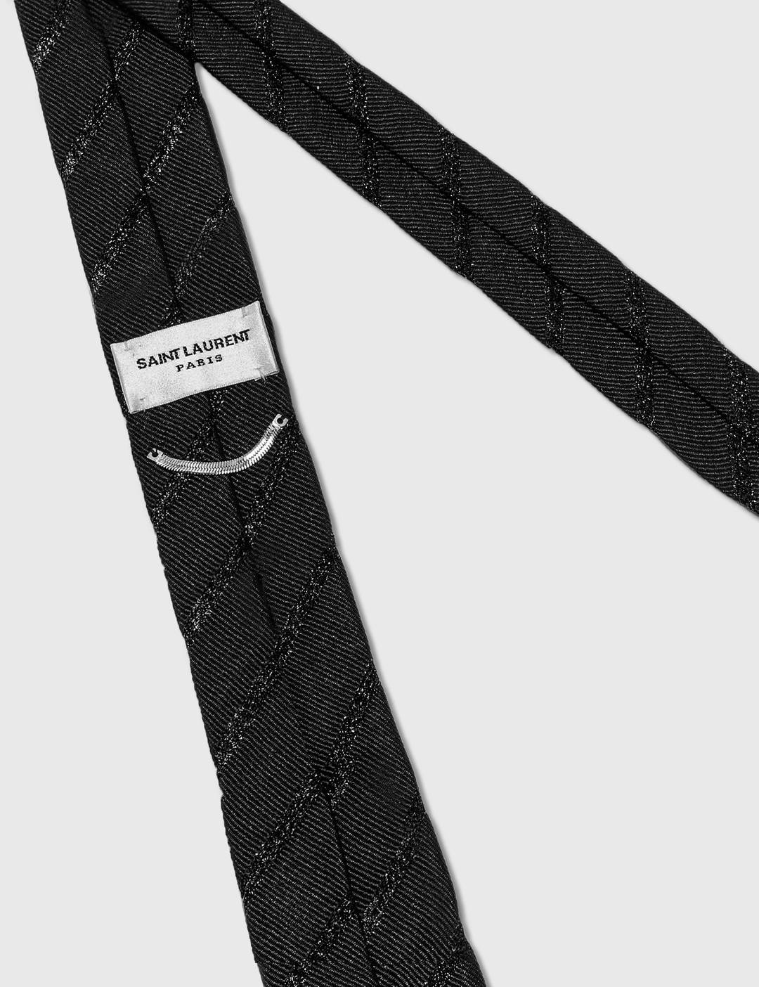 Lame Silk Narrow Tie - 3