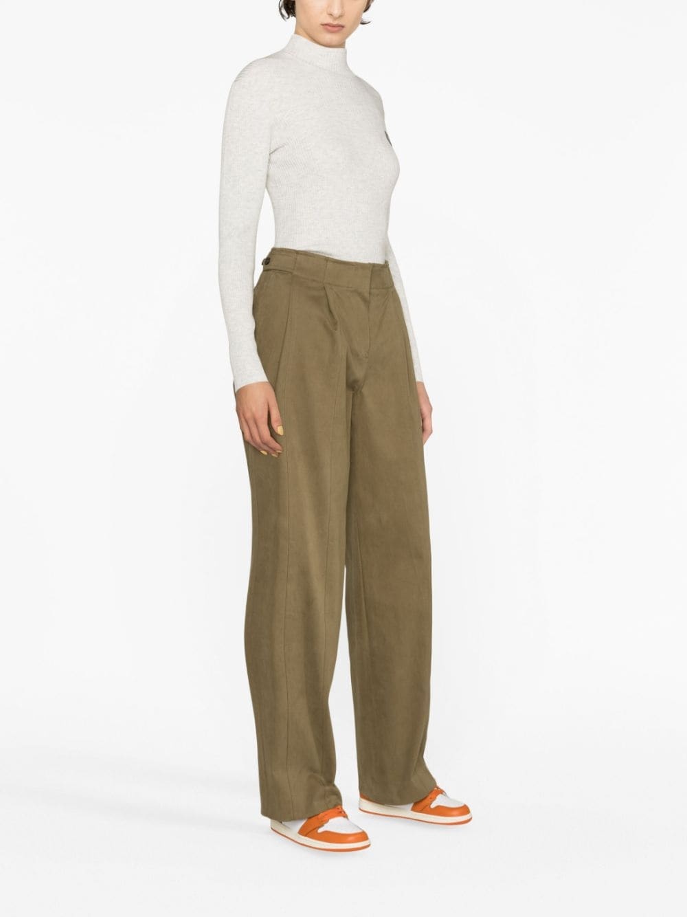 fox-motif high-neck jumper - 4