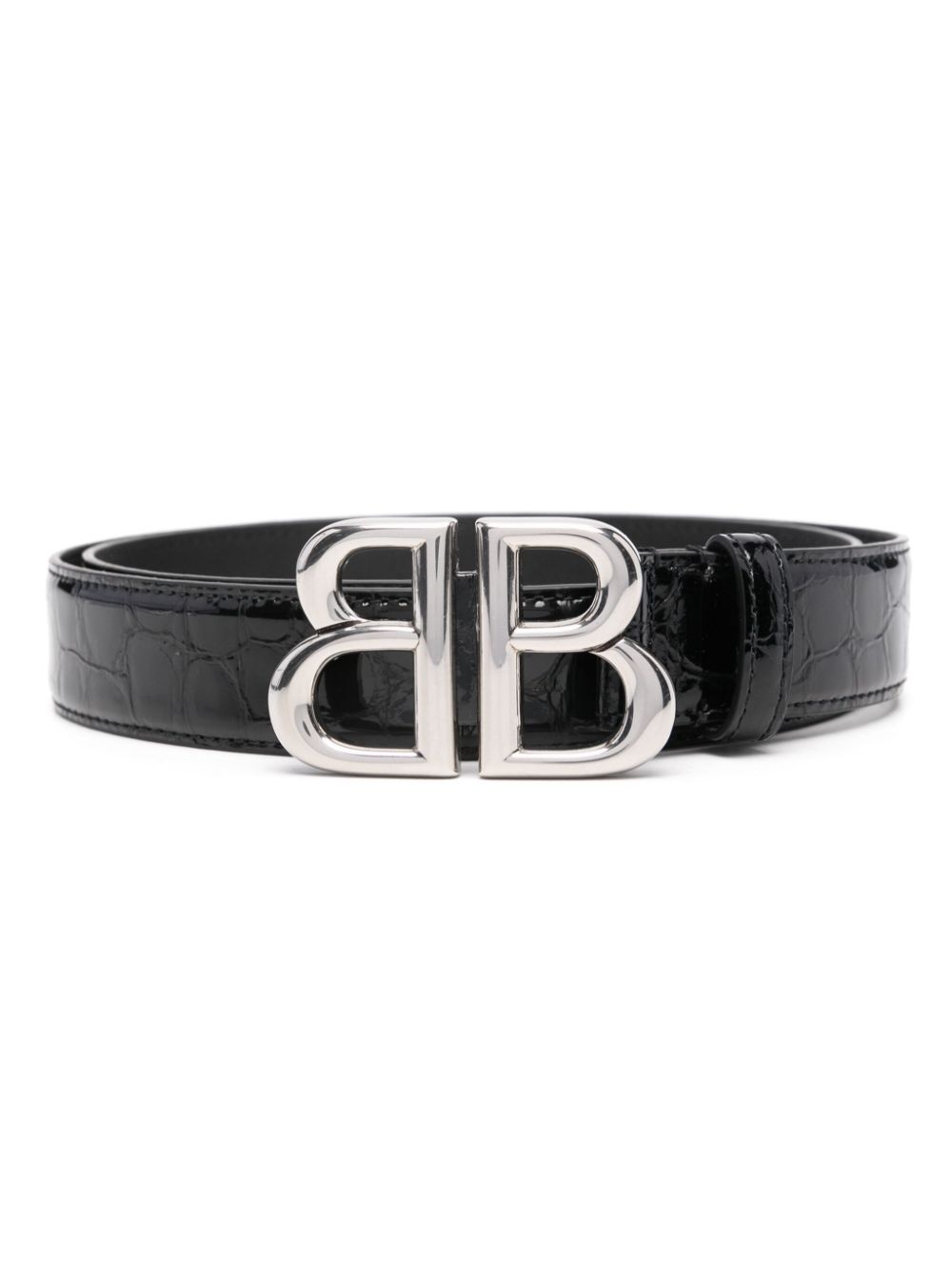 Monaco logo-buckle leather belt - 1