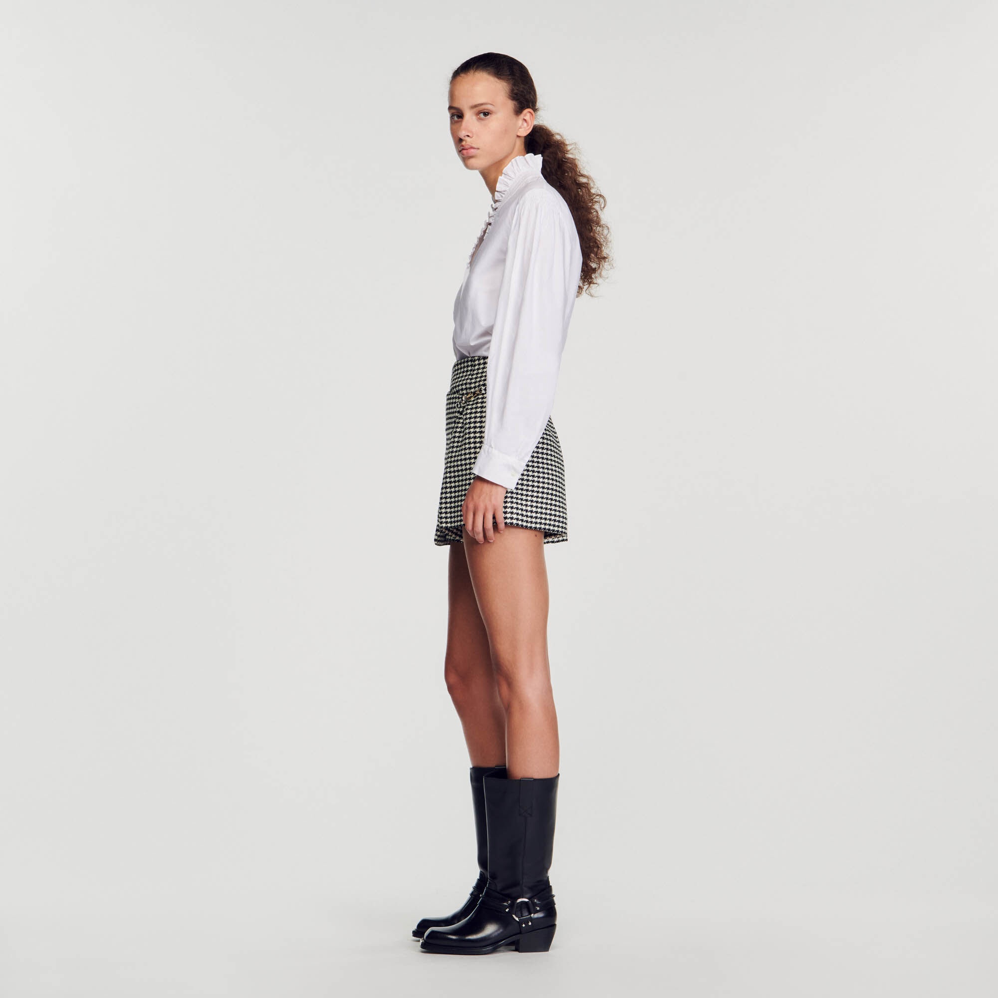 HOUNDSTOOTH SHORTS - 7