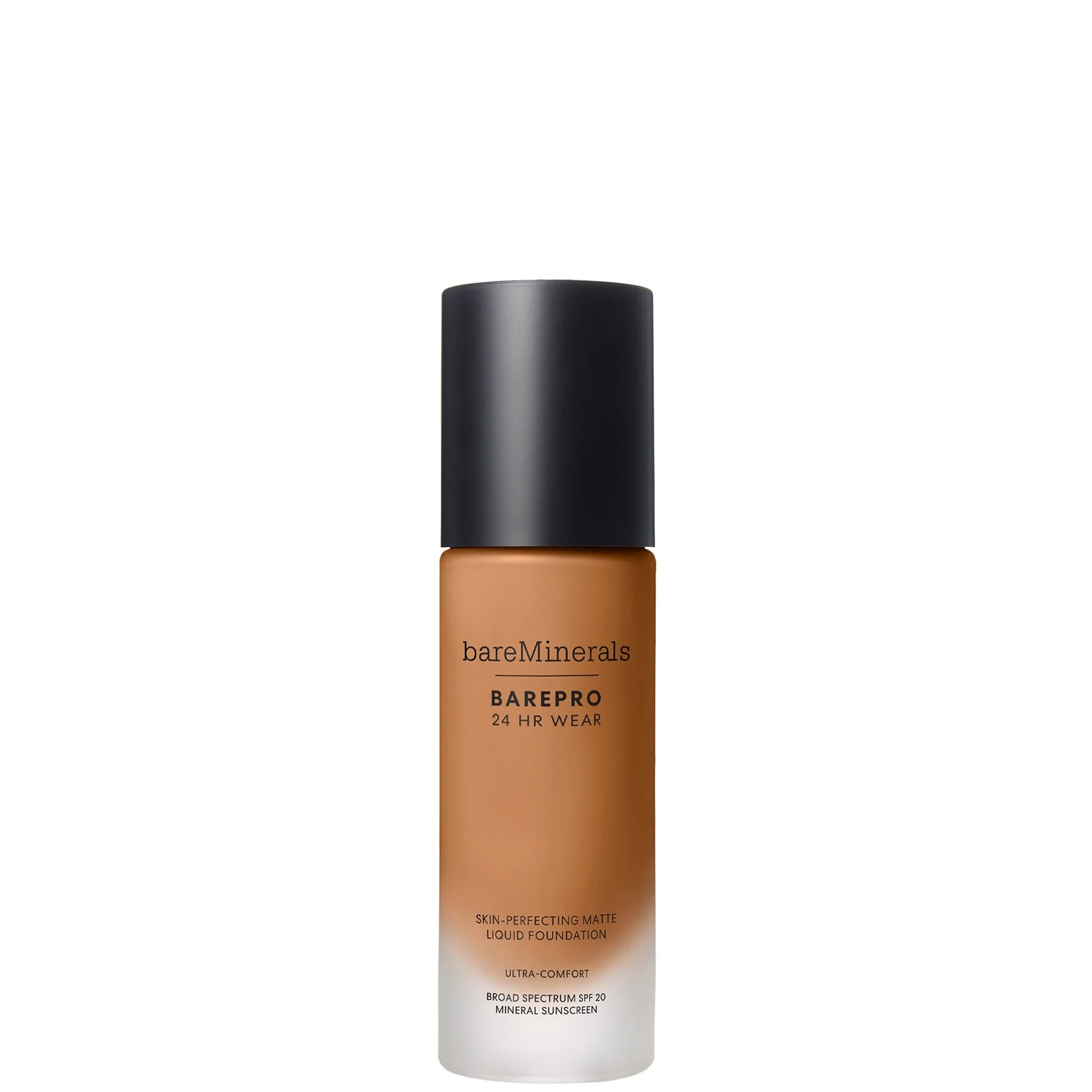 bareMinerals BAREPRO® 24 Hour Matte Liquid Foundation Mineral SPF 20 - Med. Deep 46 Neutral - 1