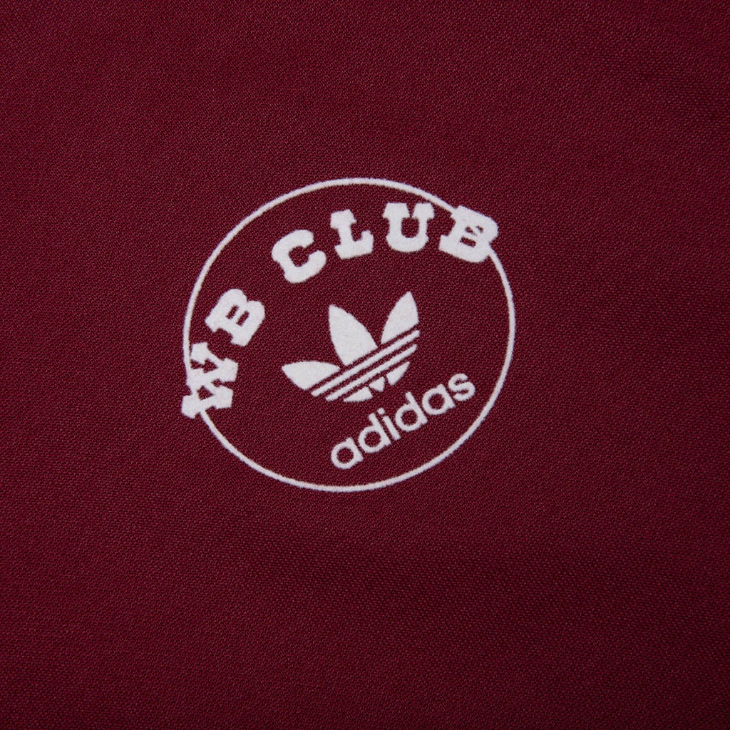 ADIDAS X WALES BONNER TRACK HOODIE - COLLEGIATE BURGUNDY - 3