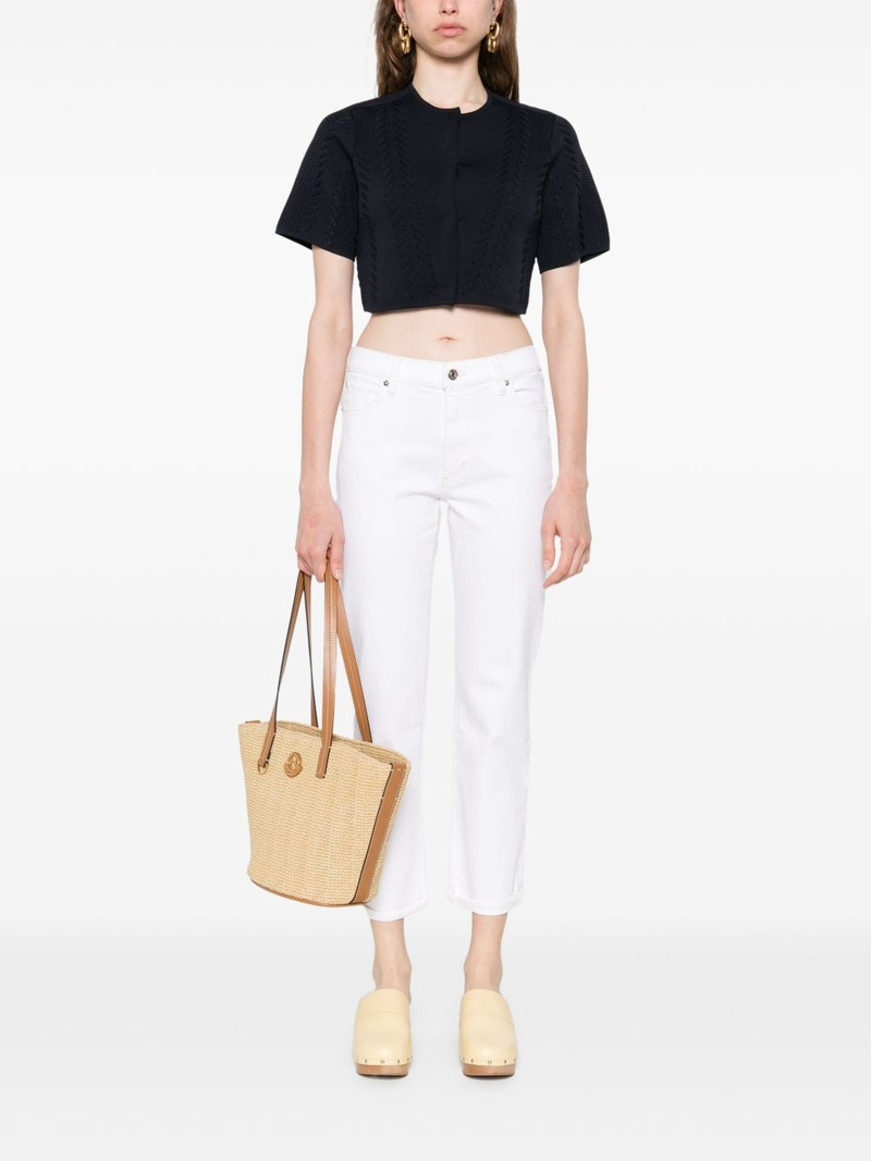 maje cropped cardigan outlook